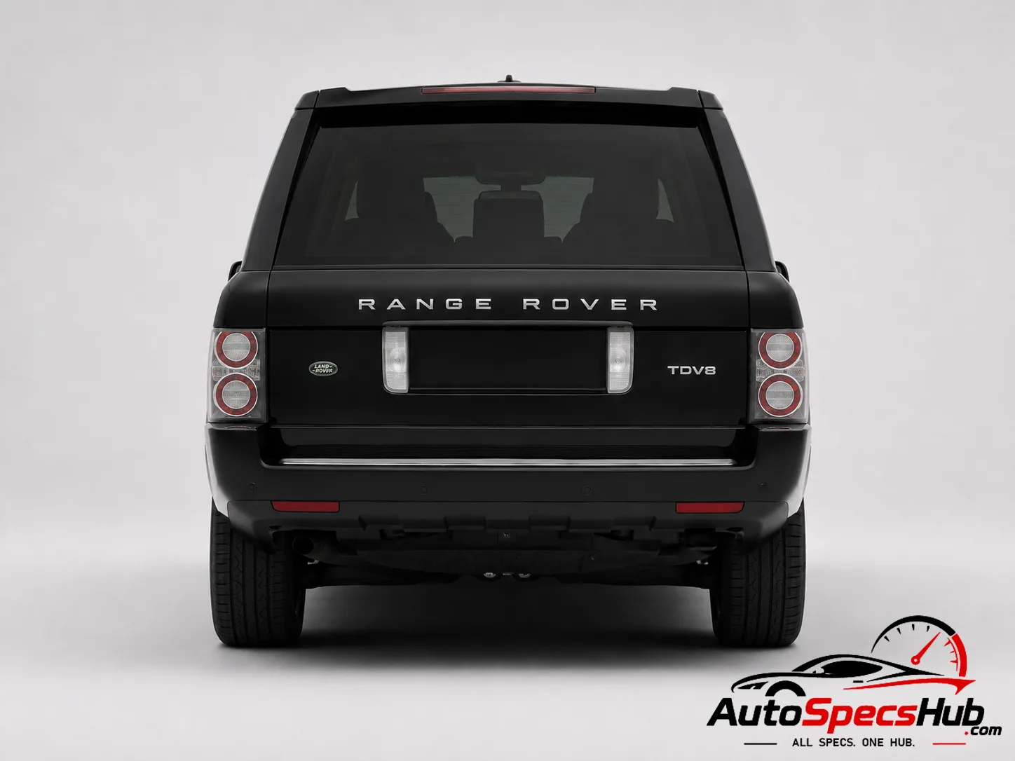 2010 Land Rover Range Rover 4.4 TDV8 HSE rear view in Black