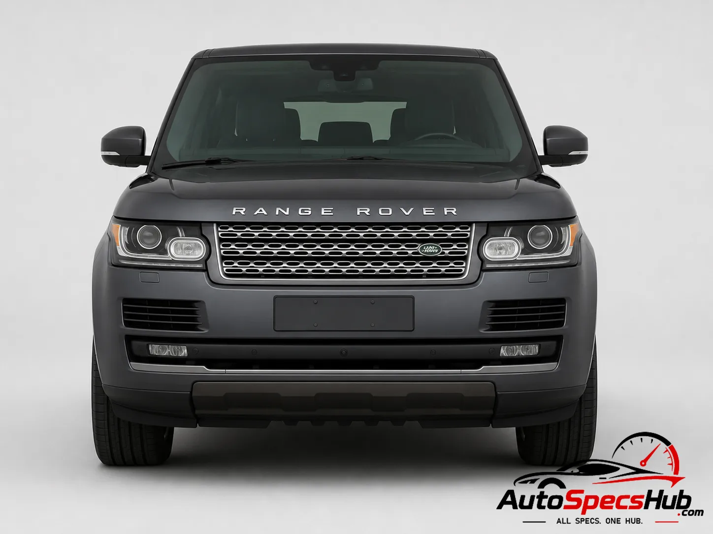 2013 Land Rover Range Rover 4.4 SDV8 LWB front view in Gray