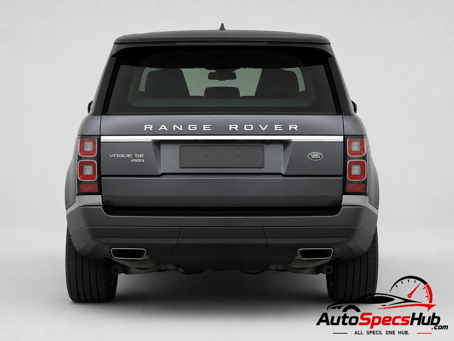 2013 Land Rover Range Rover 4.4 SDV8 LWB rear view in Gray
