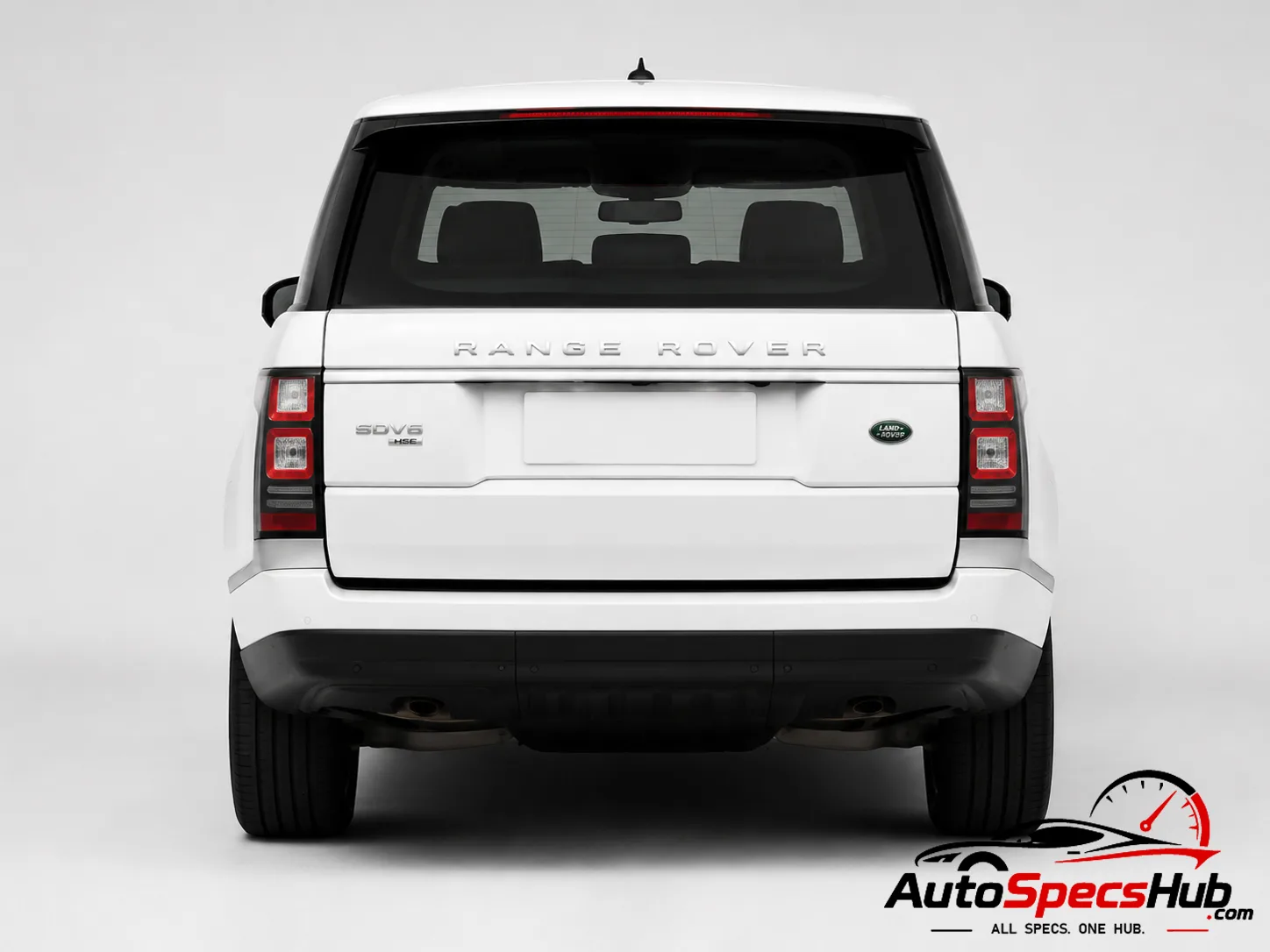 2014 Land Rover Range Rover 3.0 SDV6 Hybrid LWB rear view in White