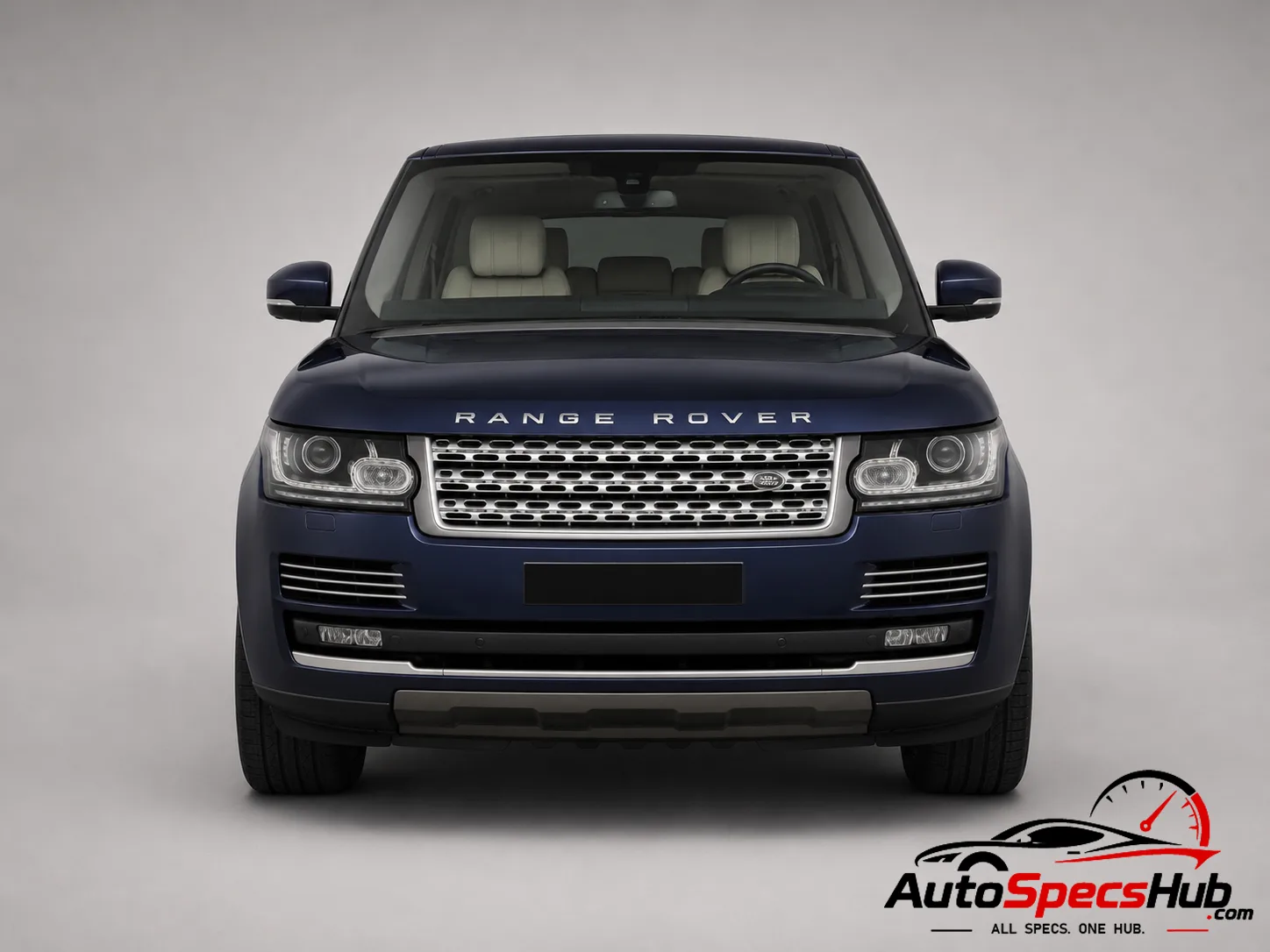 2015 Land Rover Range Rover 3.0 SDV6 Hybrid LWB front view in Blue