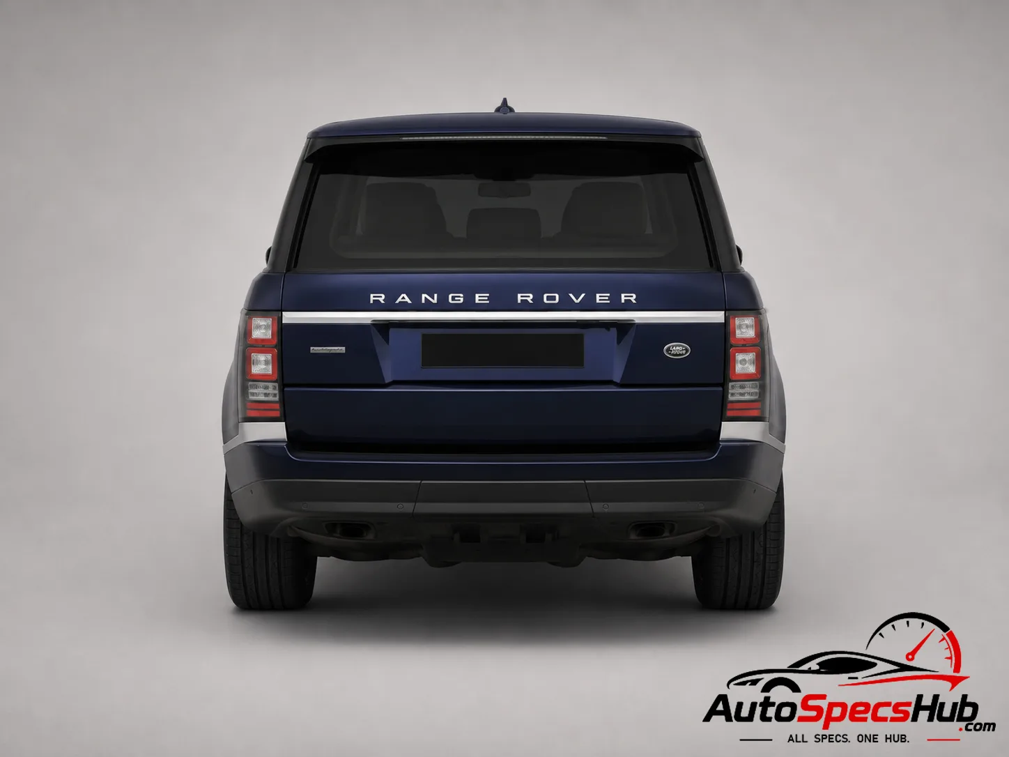 2015 Land Rover Range Rover 3.0 SDV6 Hybrid LWB rear view in Blue