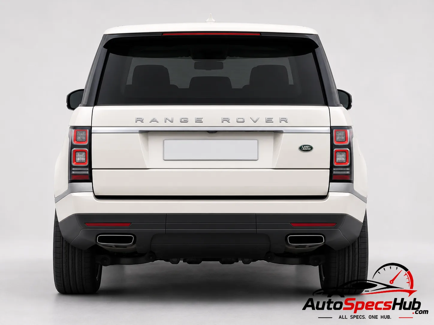 2013 Land Rover Range Rover 5.0 V8 SC LWB rear view in White