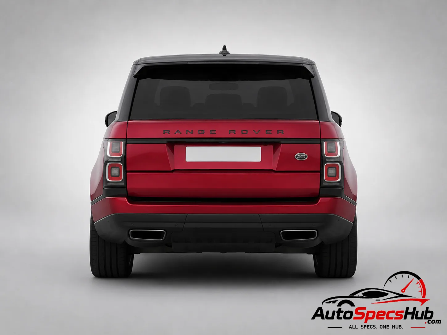 2013 Land Rover Range Rover 3.0 TDV6 rear view in Red