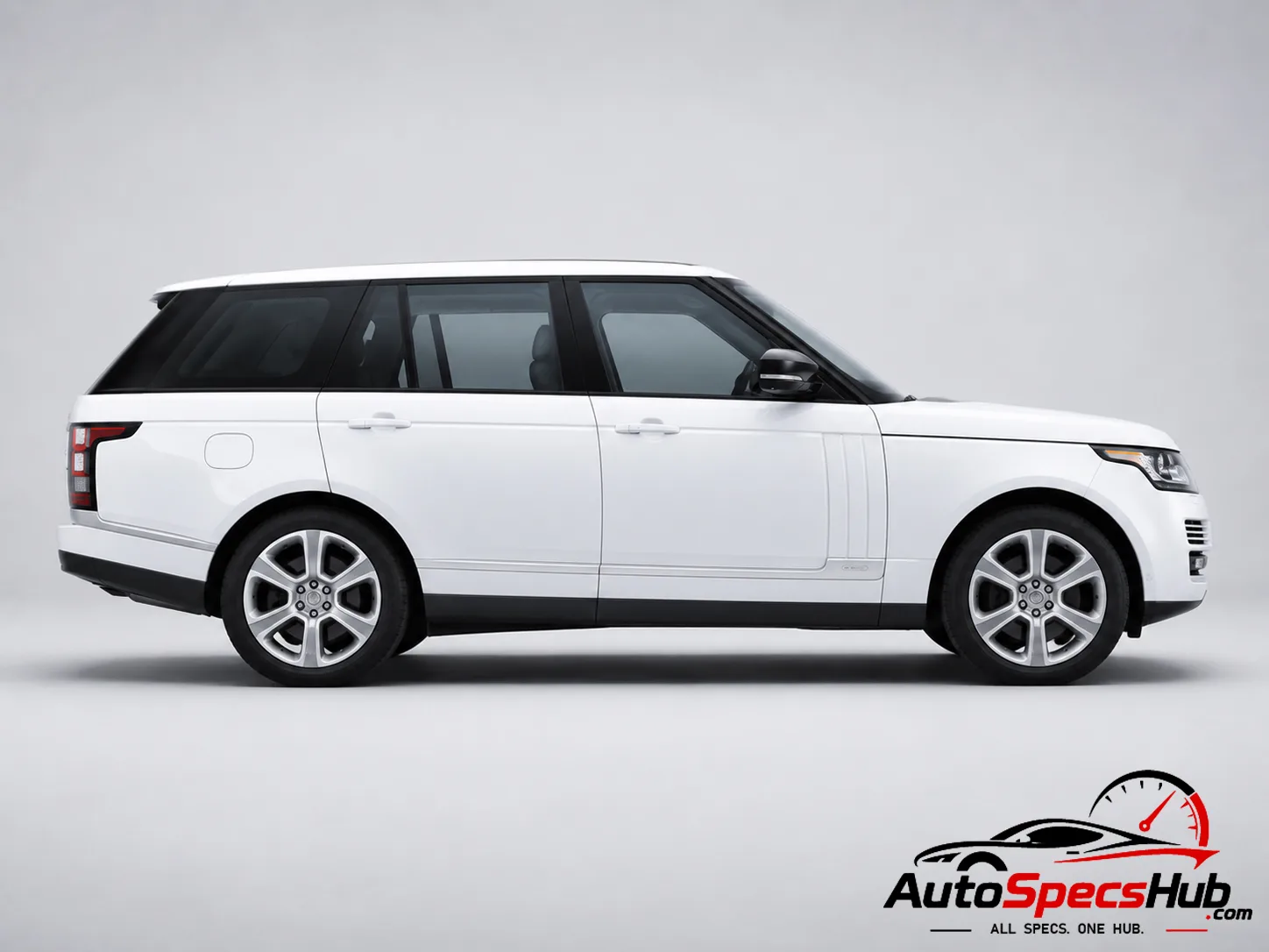 2014 Land Rover Range Rover 3.0 SDV6 Hybrid side profile in White