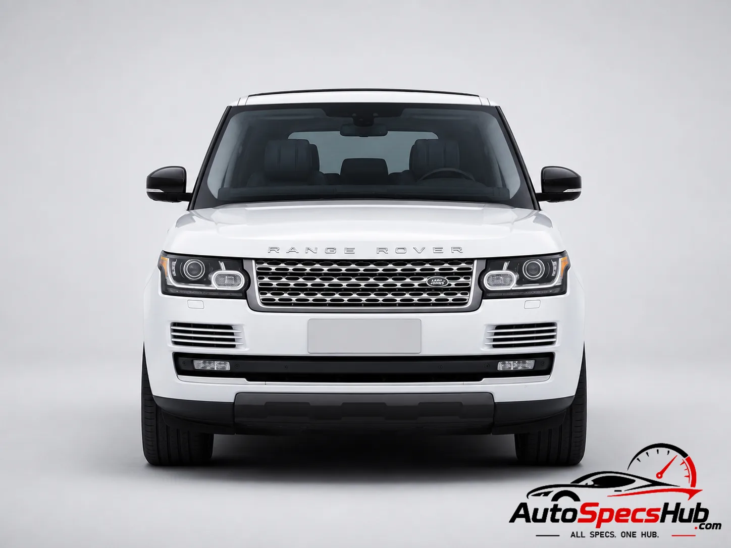 2014 Land Rover Range Rover 3.0 SDV6 Hybrid front view in White