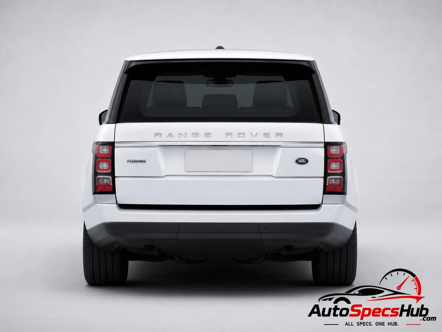 2014 Land Rover Range Rover 3.0 SDV6 Hybrid rear view in White