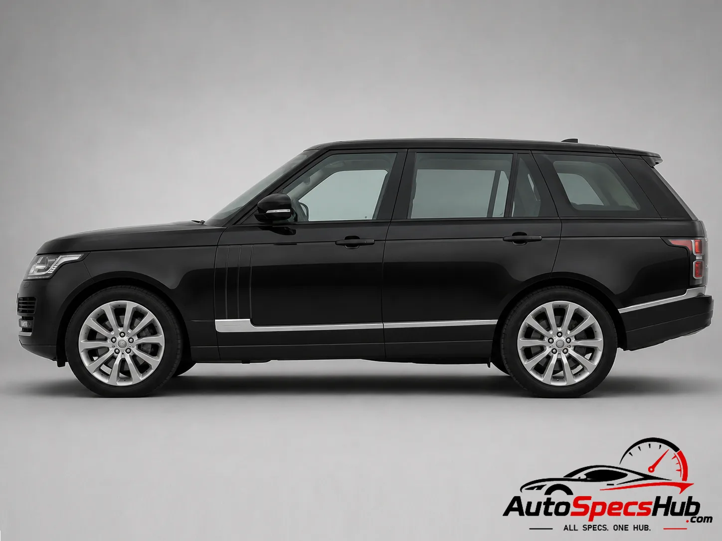2013 Land Rover Range Rover 5.0 V8 SC side profile in Black