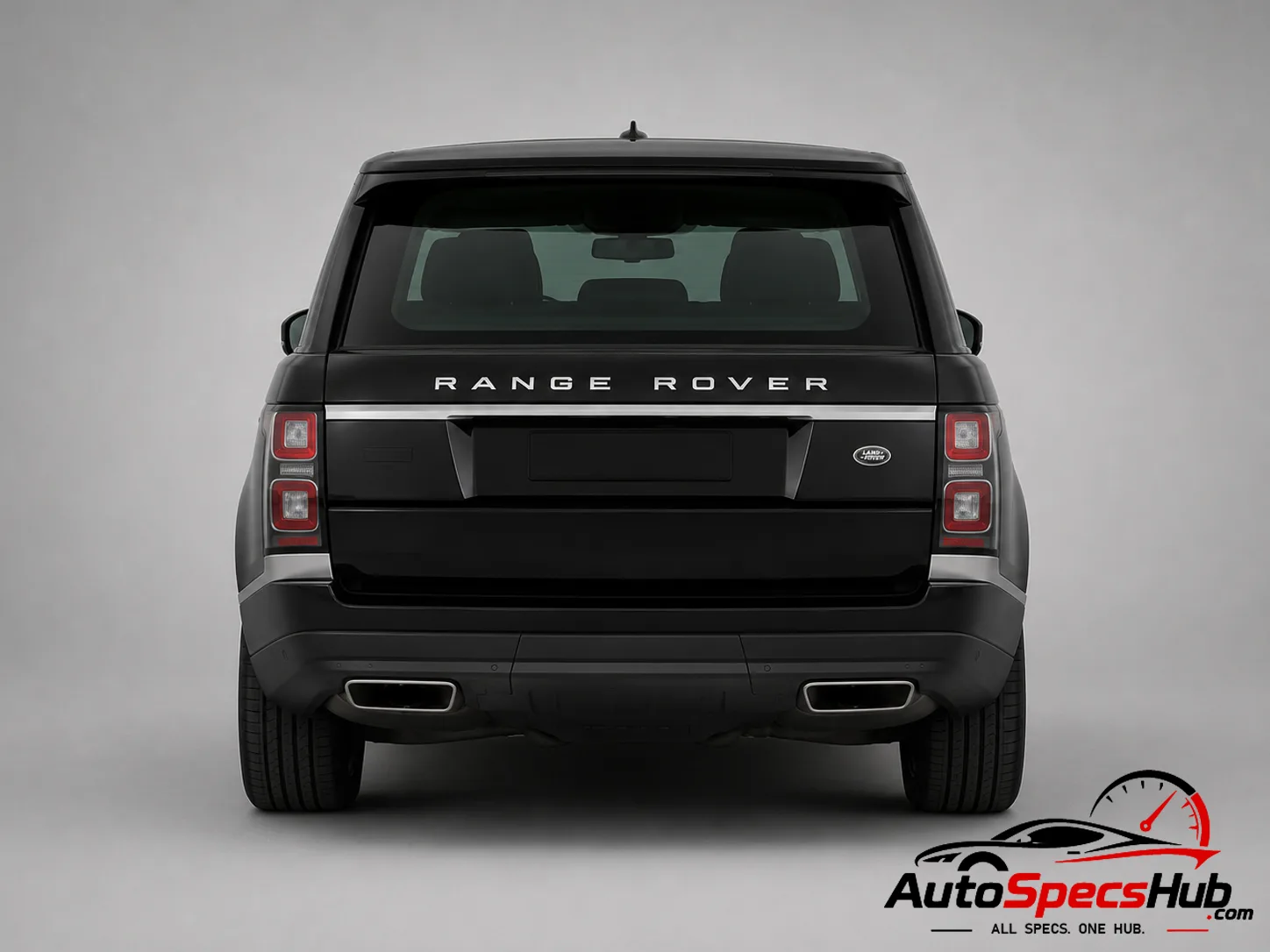 2013 Land Rover Range Rover 5.0 V8 SC rear view in Black