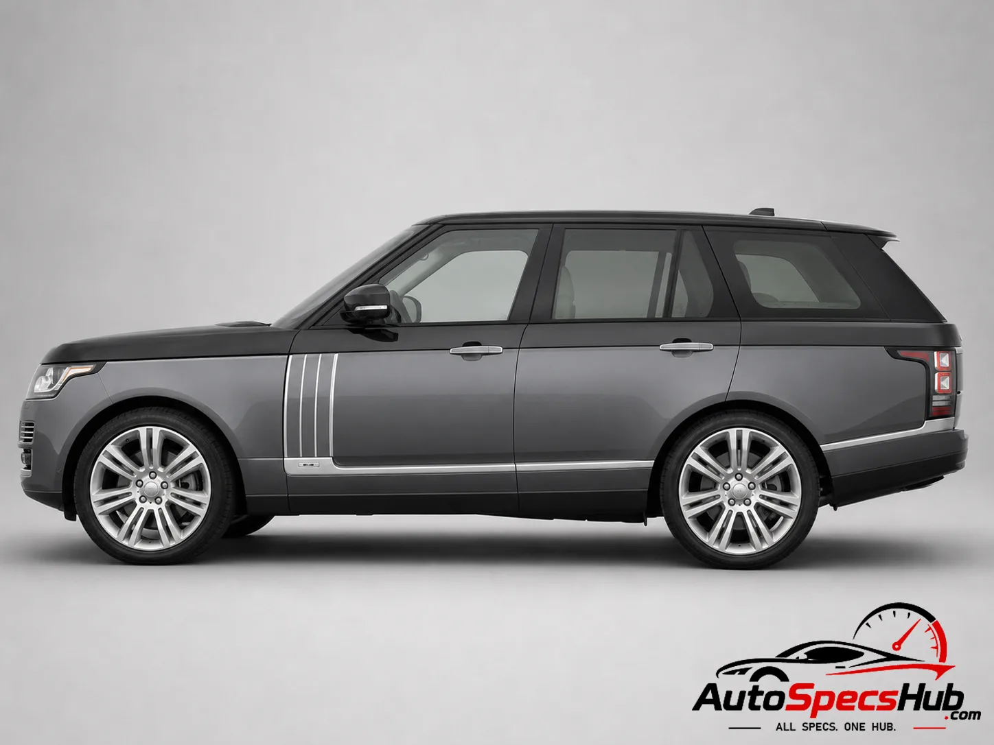 2015 Land Rover Range Rover 5.0 V8 SC side profile in Gray