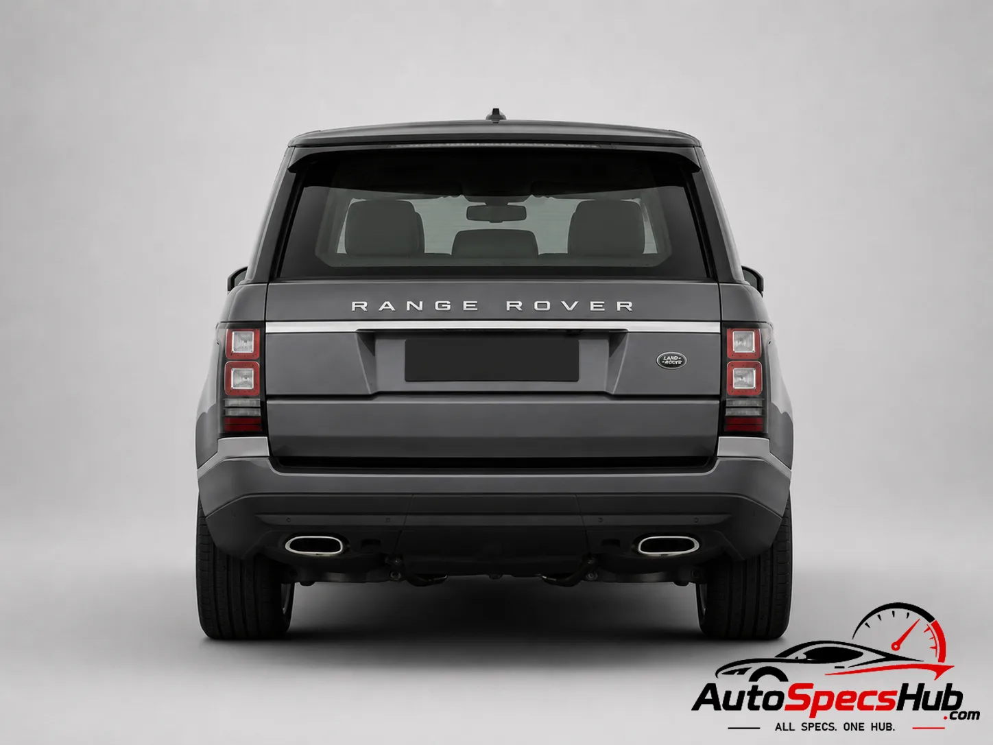 2015 Land Rover Range Rover 5.0 V8 SC rear view in Gray