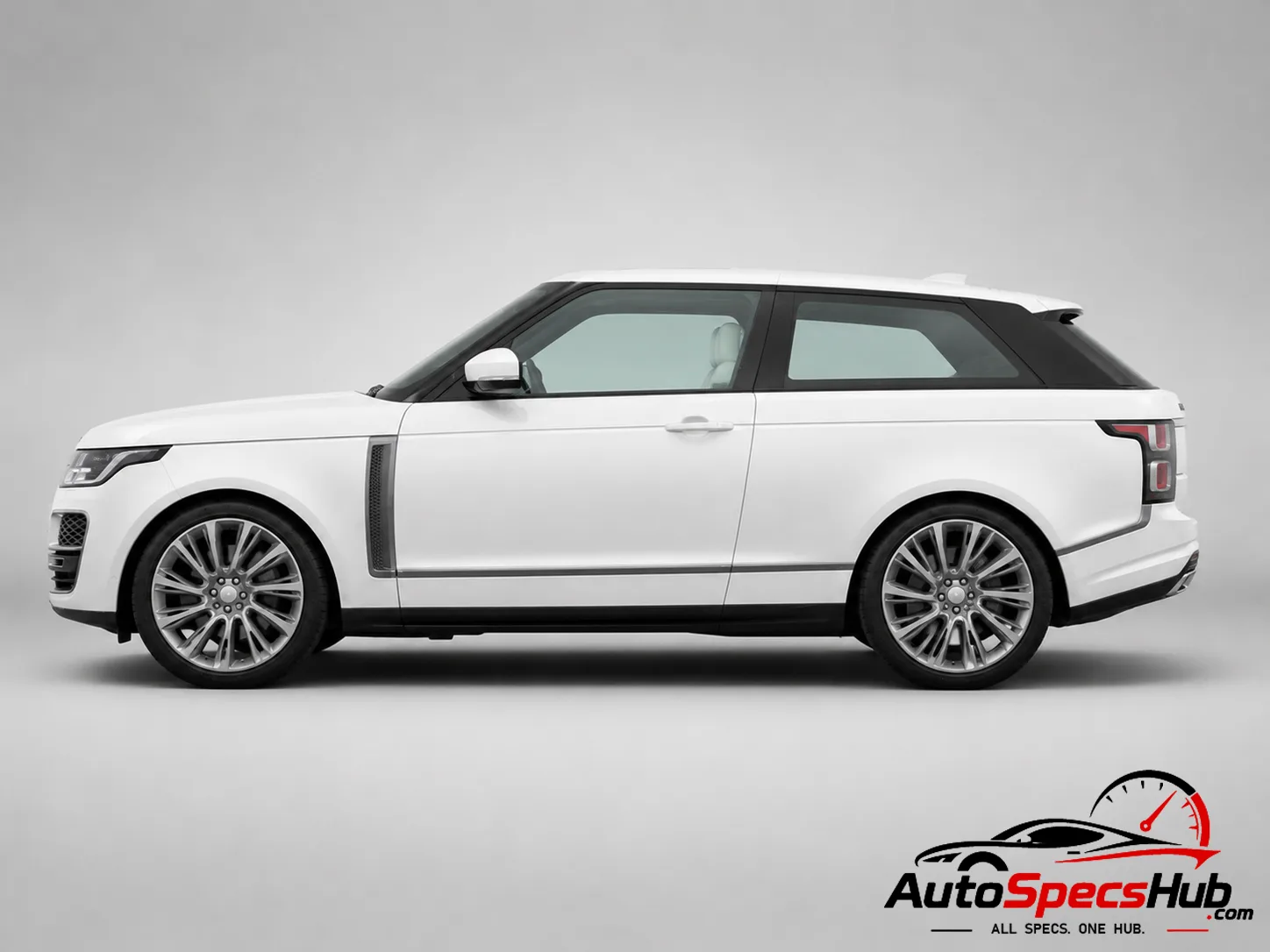 2018 Land Rover Range Rover SV Coupé side profile in White