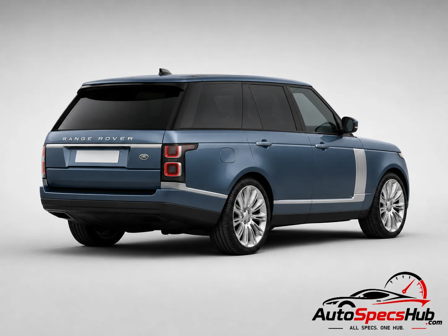 2018 Land Rover Range Rover 5.0 V8 SC 525 rear three-quarter view in Blue