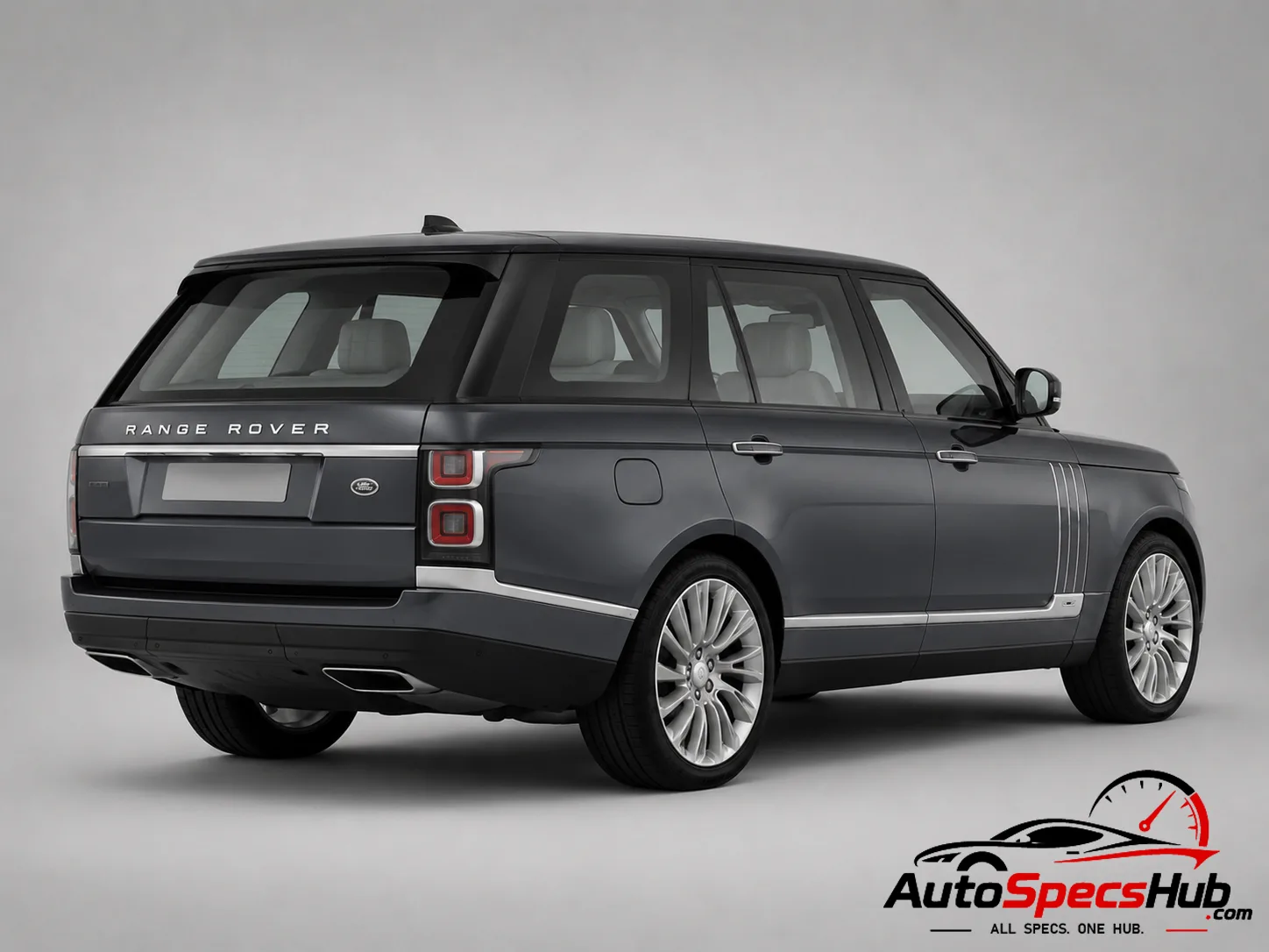 2018 Land Rover Range Rover 5.0 V8 SC 565 LWB rear three-quarter view in Gray