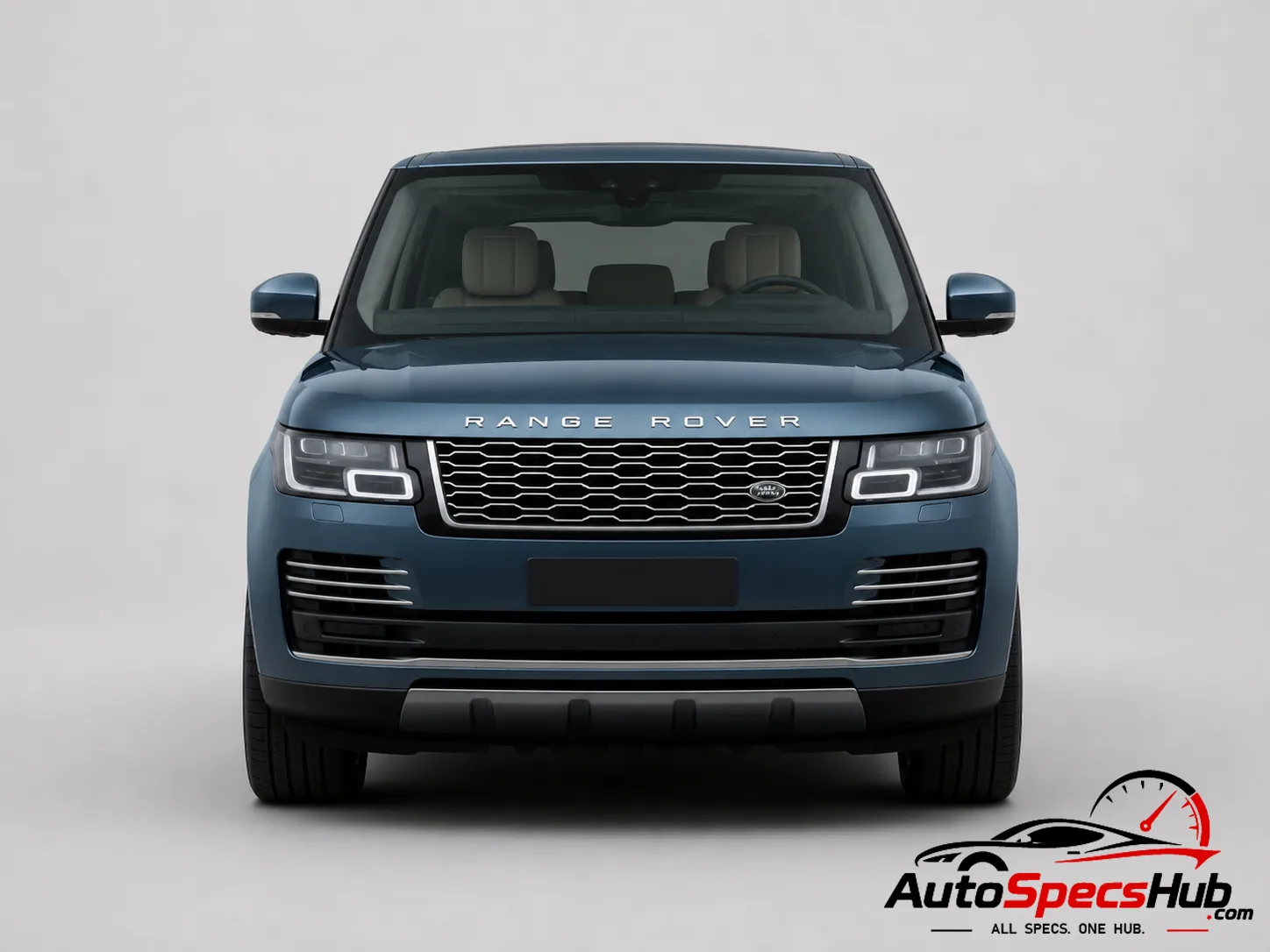 2019 Land Rover Range Rover P400 MHEV front view in Blue