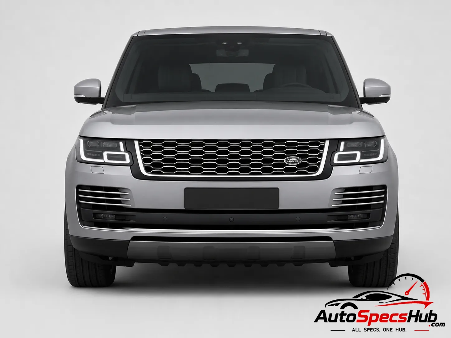 2019 Land Rover Range Rover P400 MHEV LWB front view in Silver