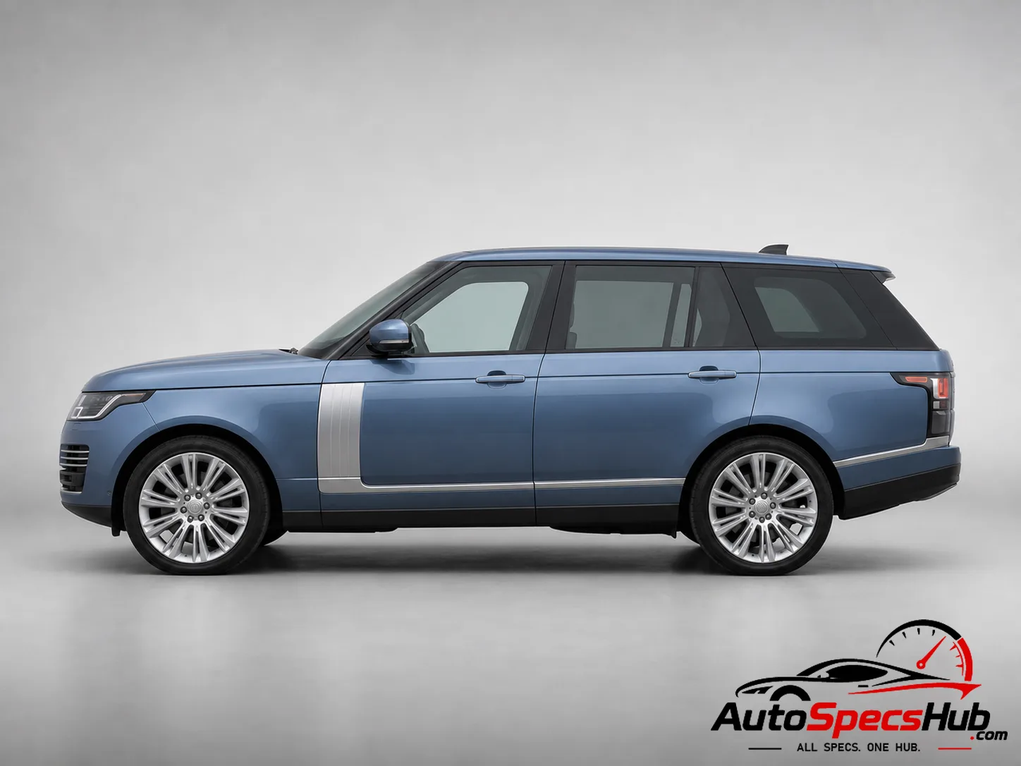 2018 Land Rover Range Rover P400e PHEV side profile in Blue