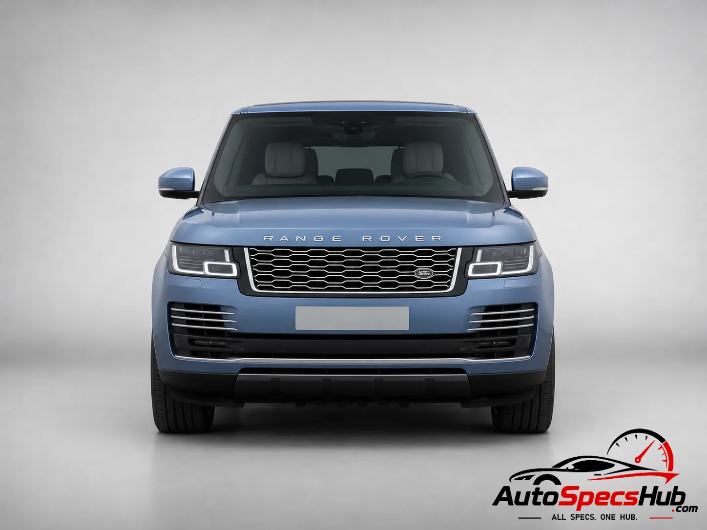 2018 Land Rover Range Rover P400e PHEV front view in Blue