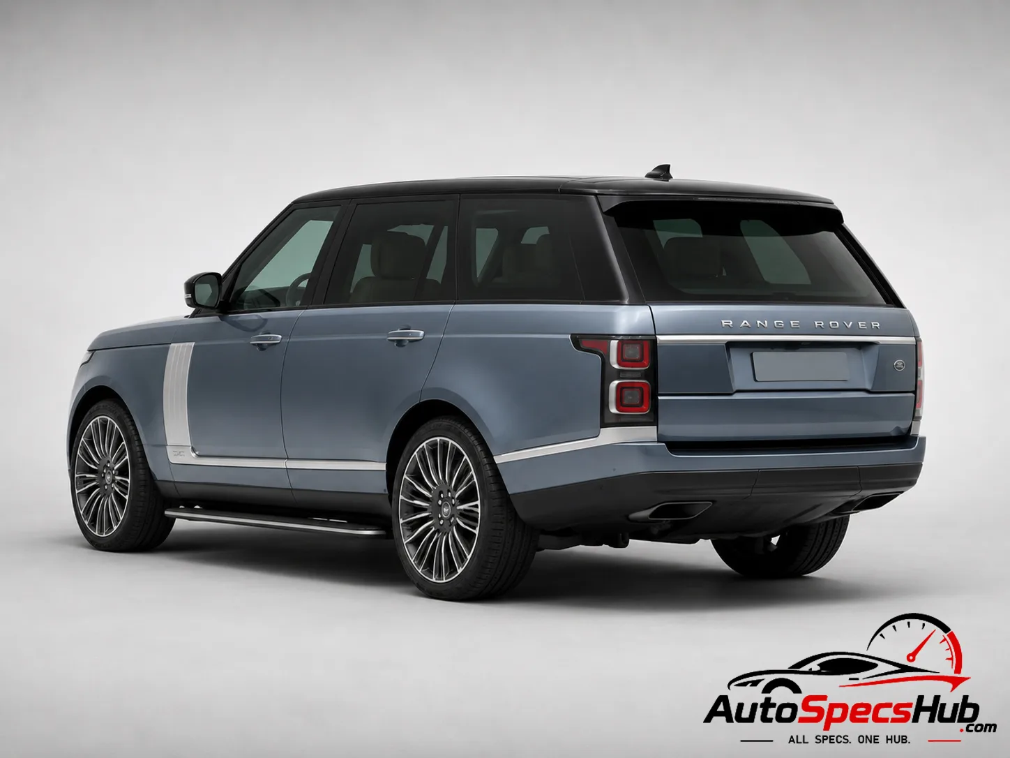 2018 Land Rover Range Rover 5.0 V8 SC 525 LWB rear three-quarter view in blue