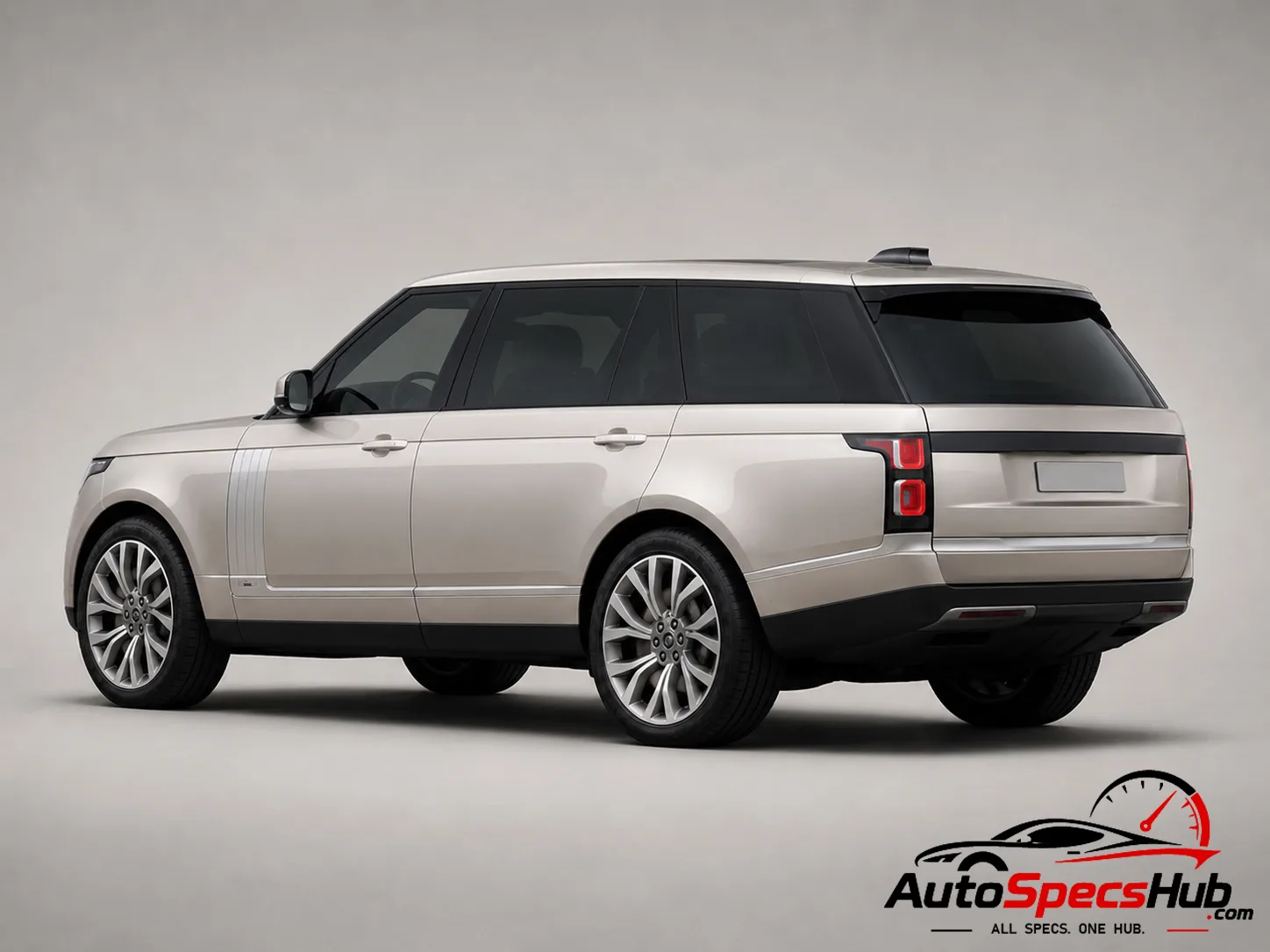 2018 Land Rover Range Rover P400e PHEV LWB rear three-quarter view in white