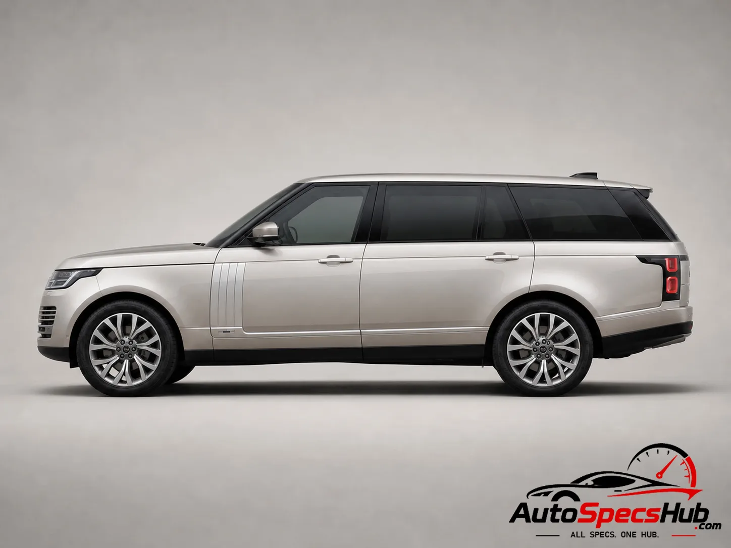 2018 Land Rover Range Rover P400e PHEV LWB side profile in white
