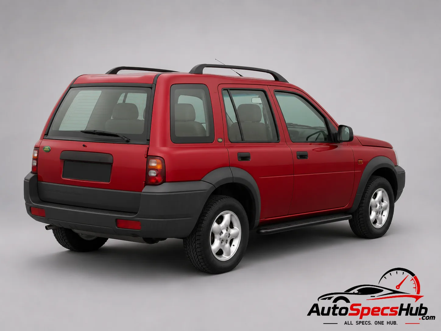 1998 Land Rover Freelander 1.8i Station Wagon rear three-quarter view in red