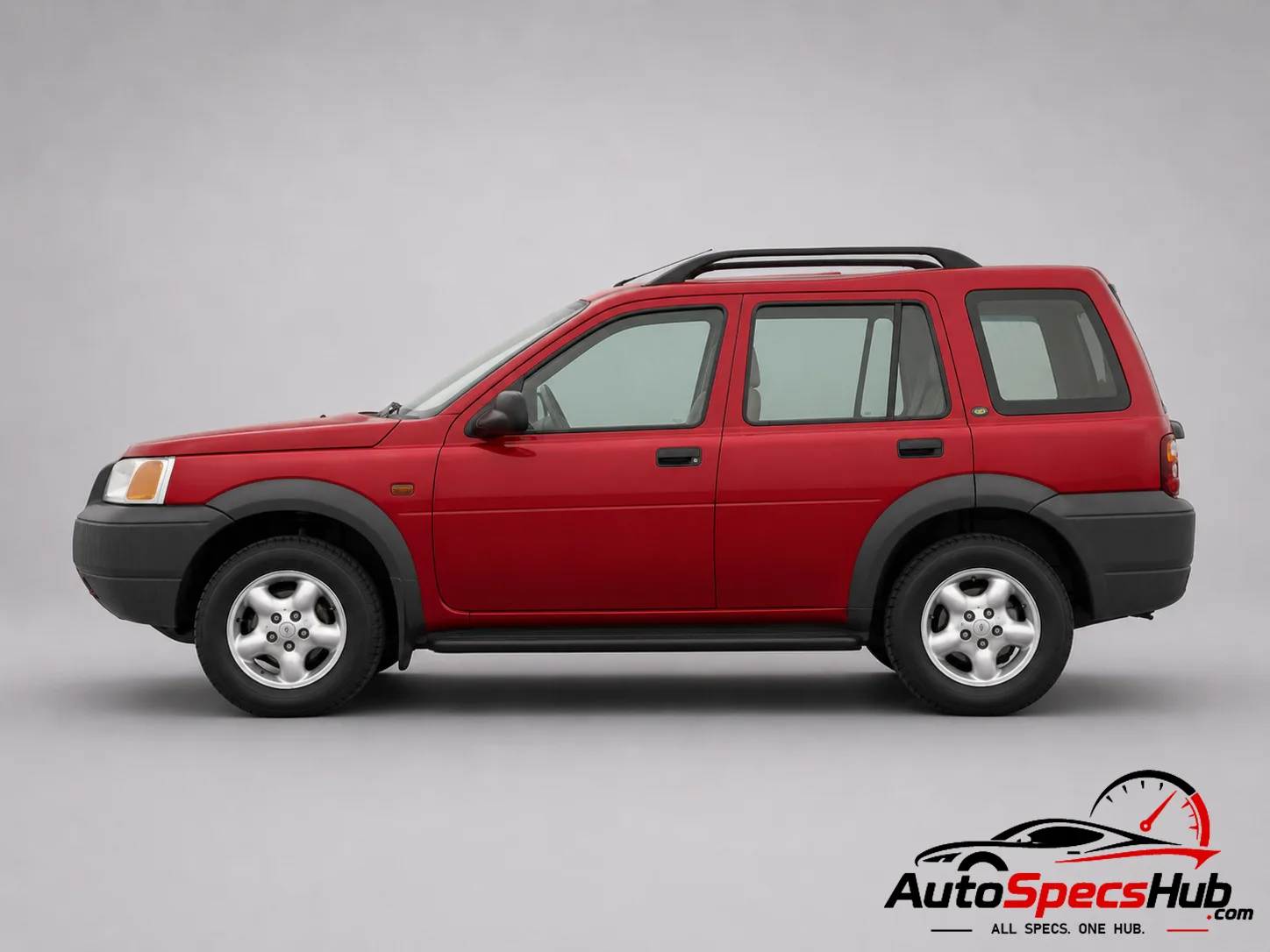 1998 Land Rover Freelander 1.8i Station Wagon side profile in red
