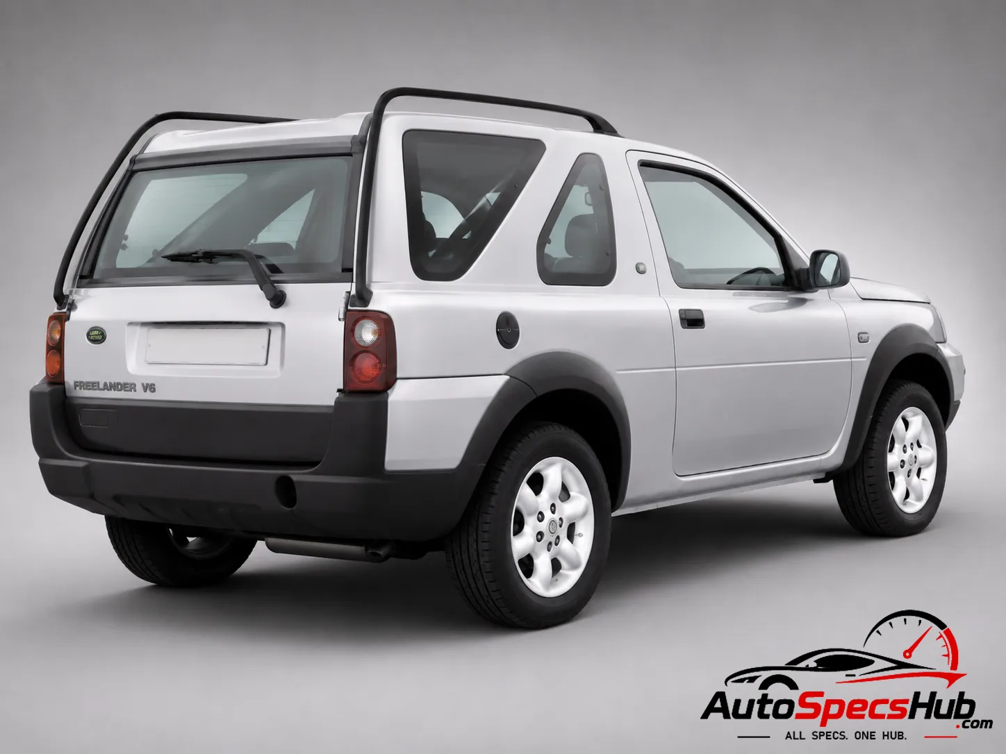 2001 Land Rover Freelander 1.8i Softback rear three-quarter view