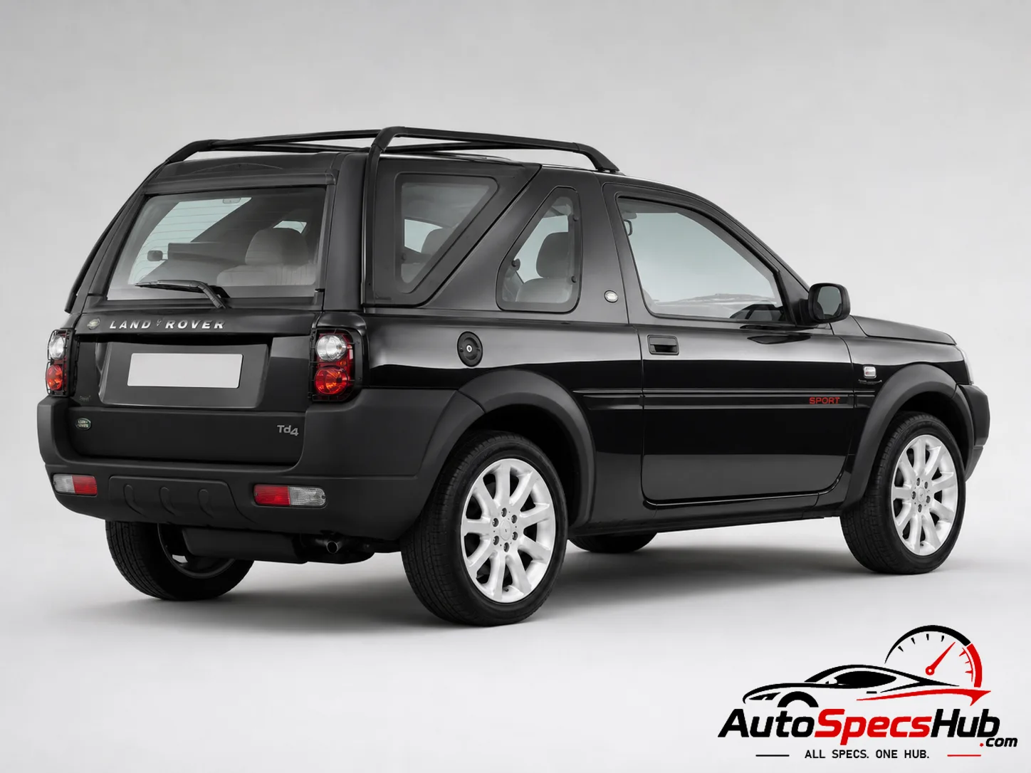 2001 Land Rover Freelander Td4 Softback rear three-quarter view