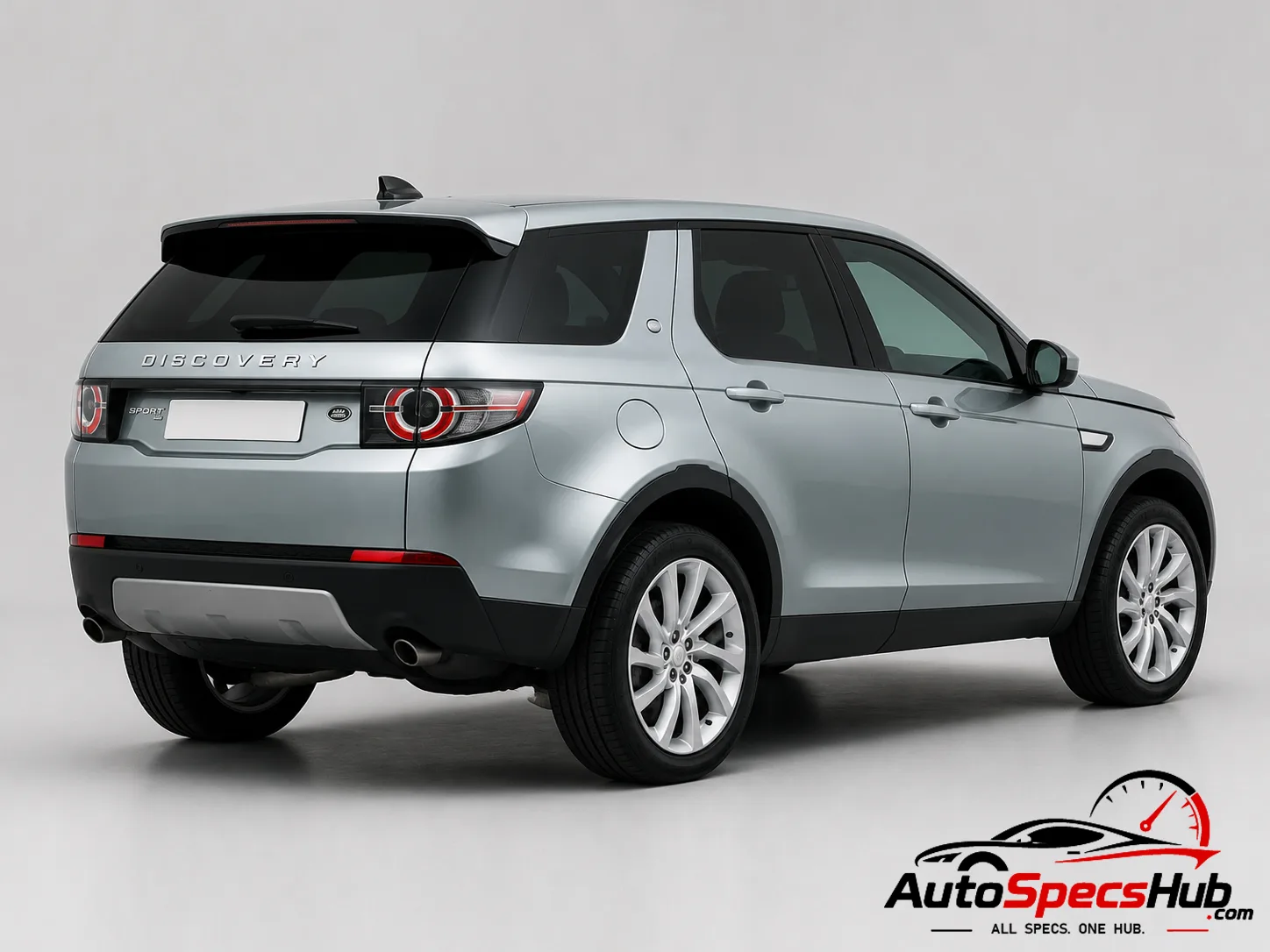 2015 Land Rover Discovery Sport TD4 rear three-quarter view