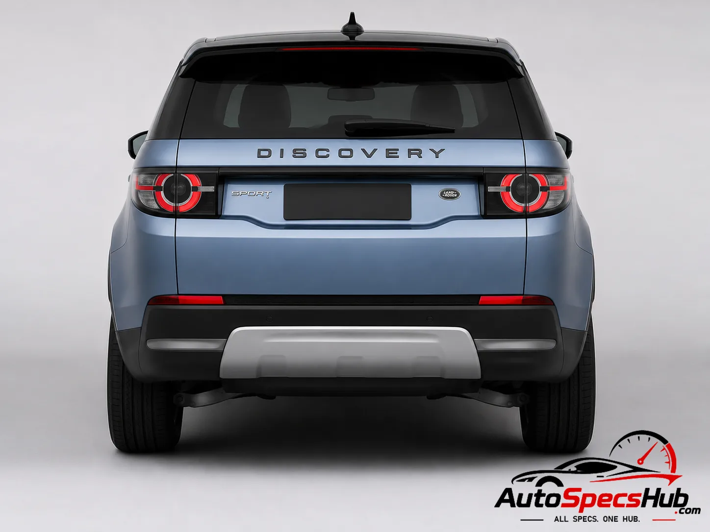 2020 Land Rover Discovery Sport P300e PHEV rear view