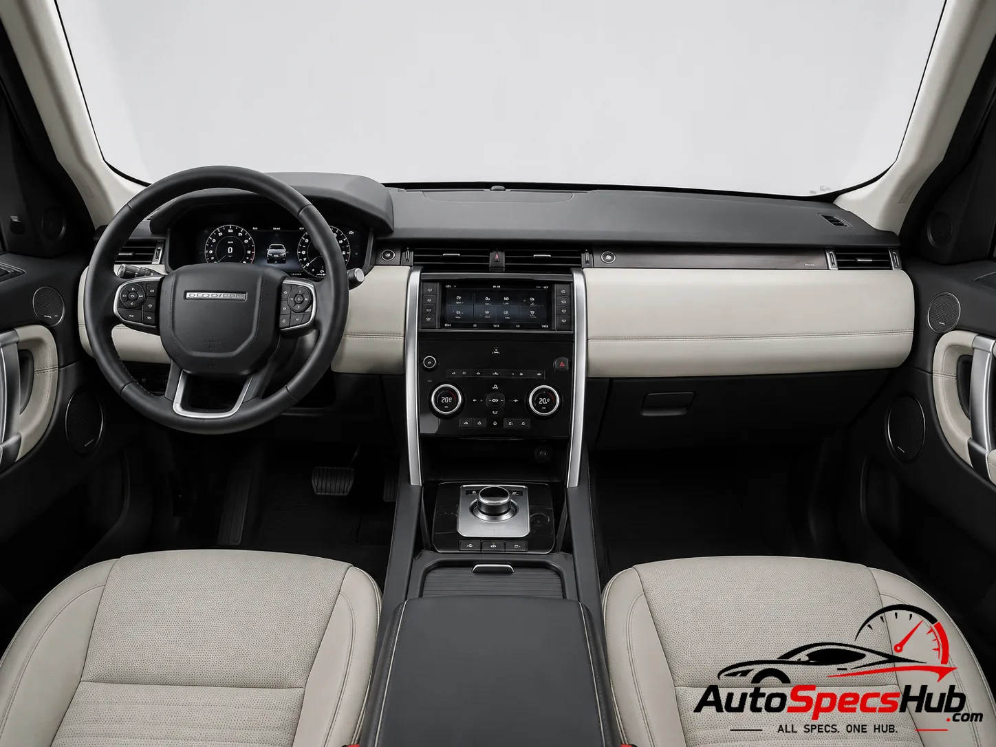 2020 Land Rover Discovery Sport P300e PHEV interior dashboard and front cabin
