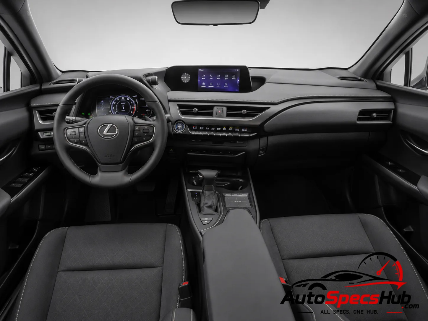 Lexus UX 200 interior dashboard view
