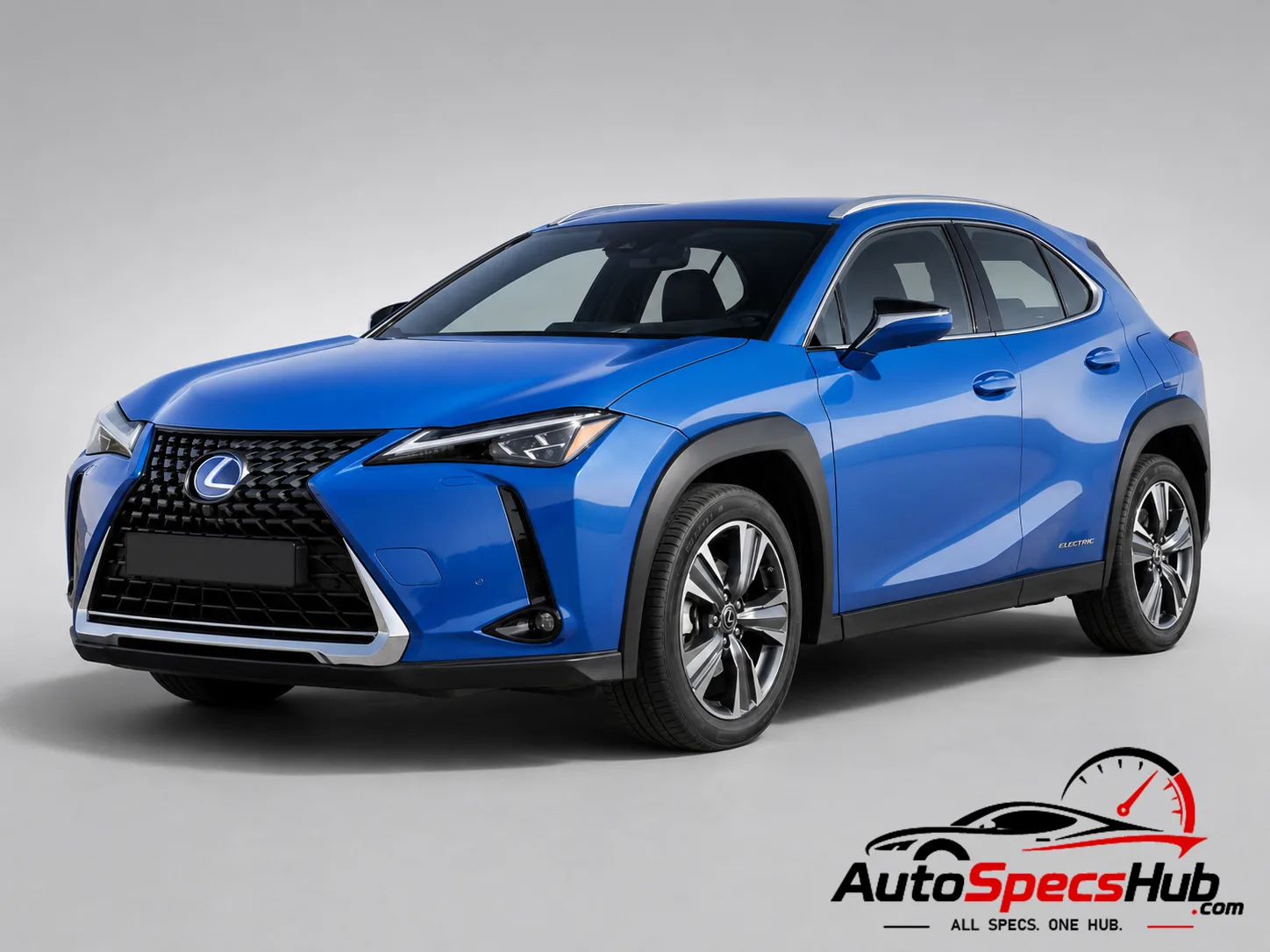2021 Lexus UX 300e front three-quarter view