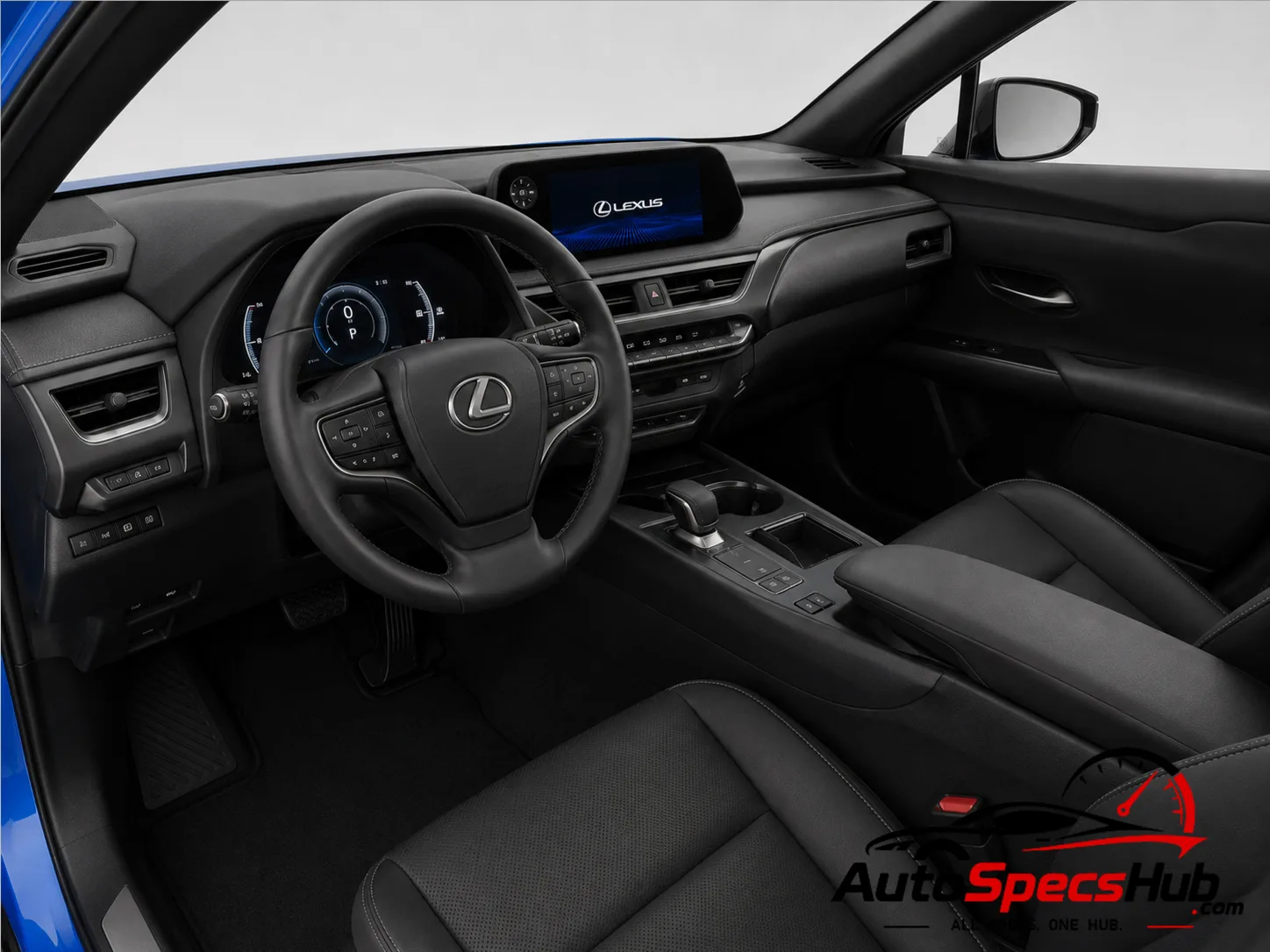 Lexus UX 250h FWD interior dashboard view