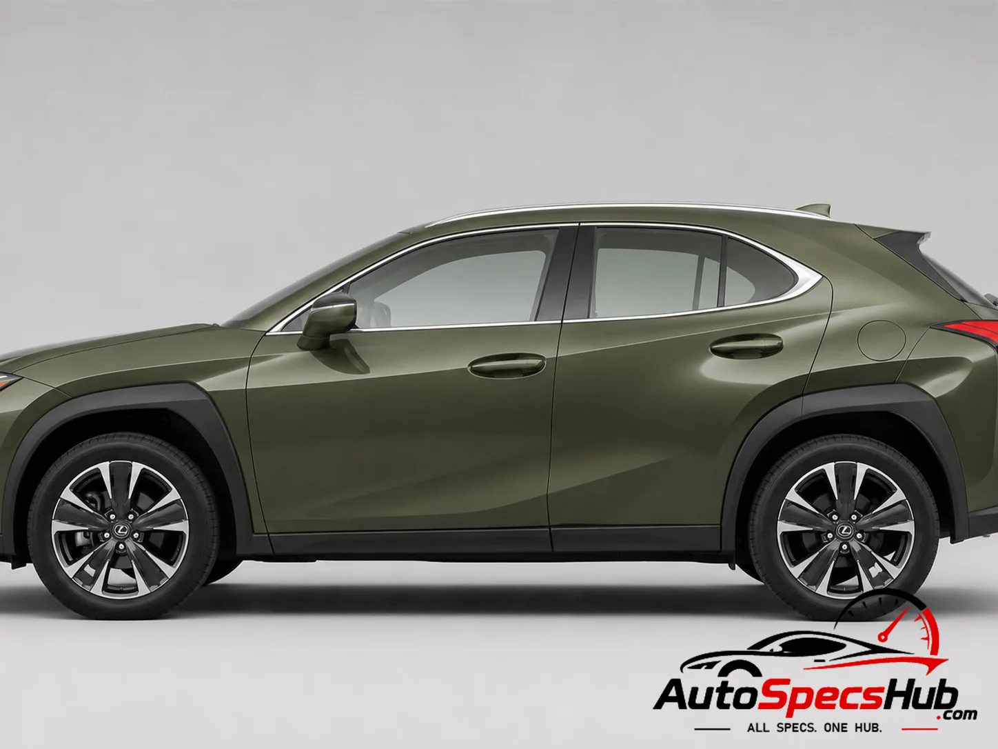 Lexus UX 250h FWD side view