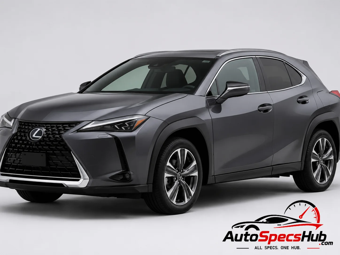 2023 Lexus UX 300e front three-quarter view