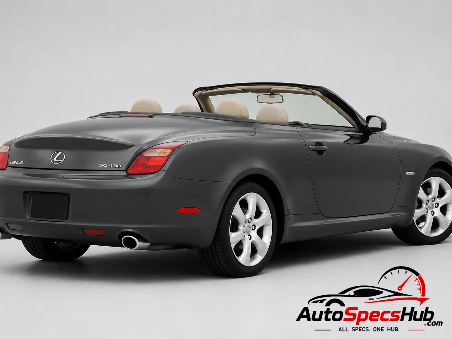 2006 Lexus SC 430 rear three-quarter view
