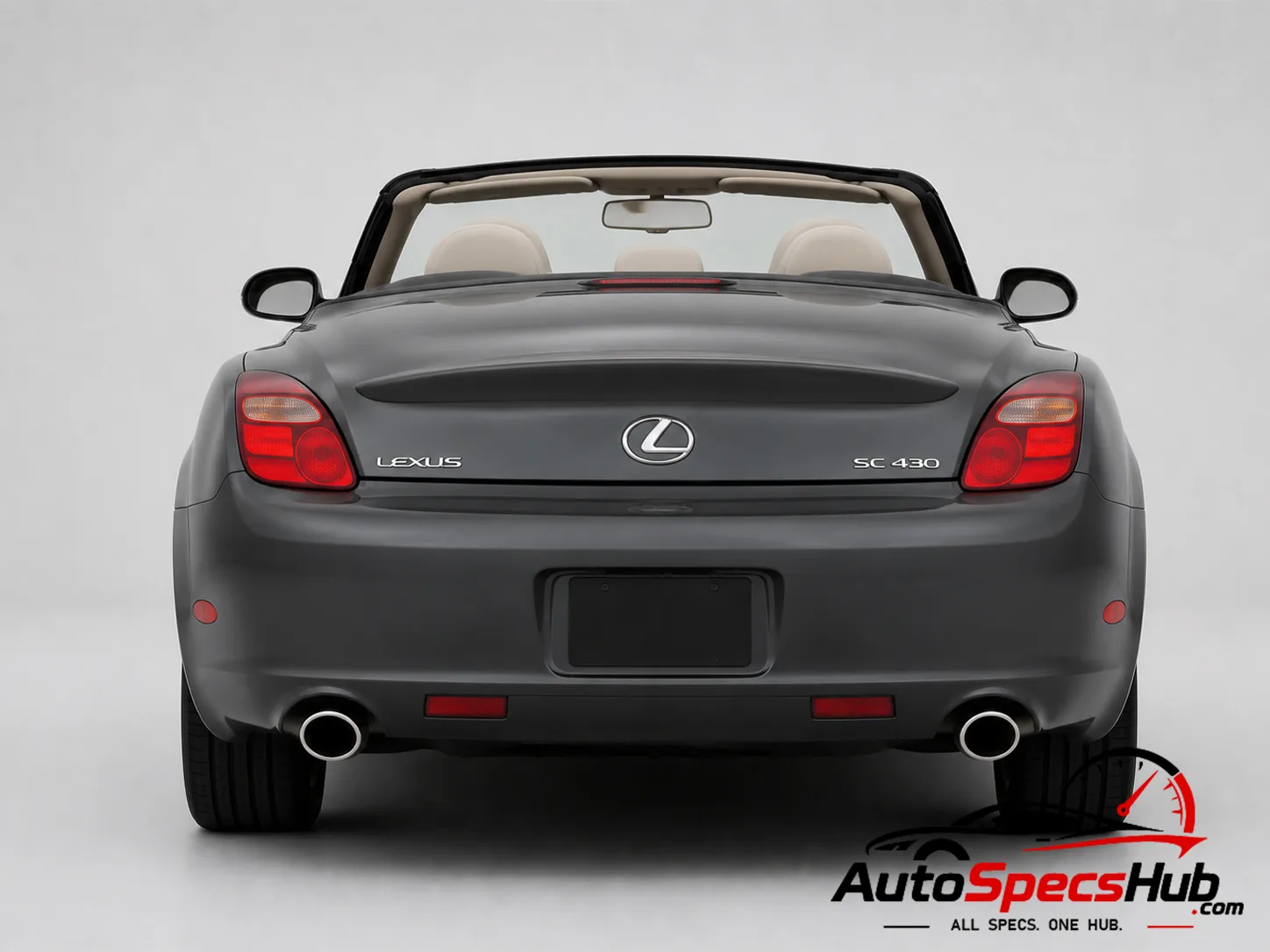 2006 Lexus SC 430 rear view