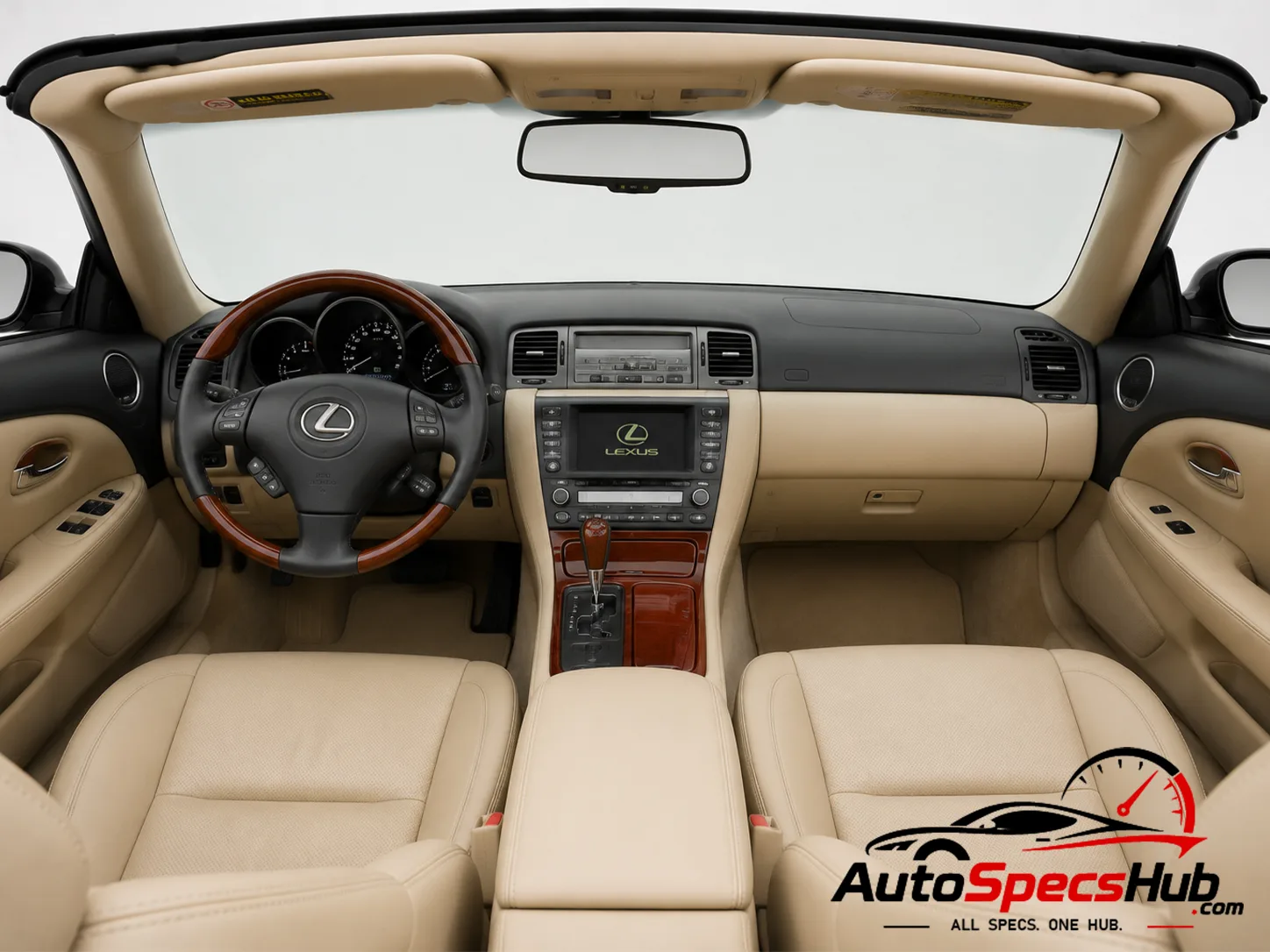2006 Lexus SC 430 interior dashboard view