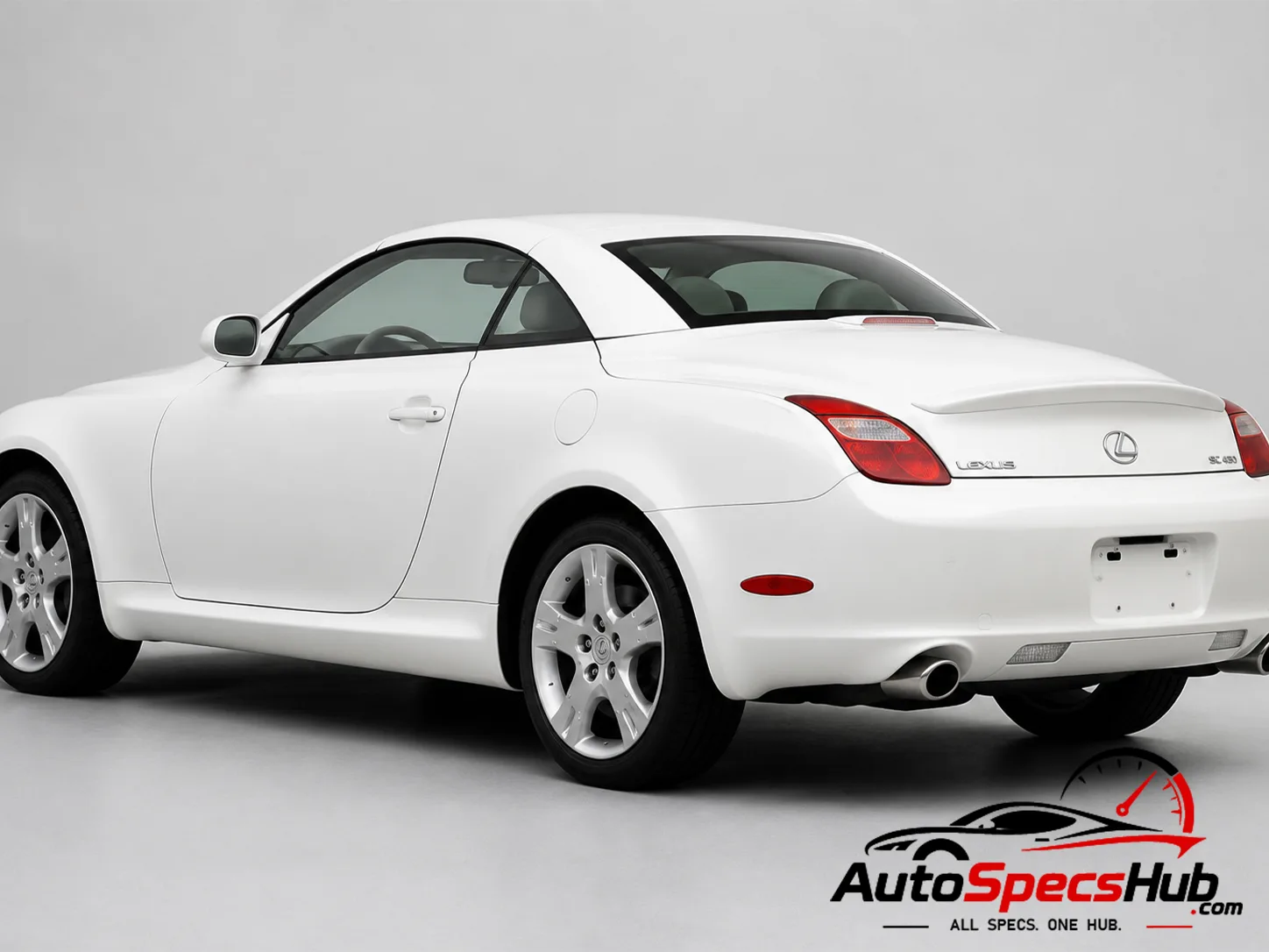 2001 Lexus SC 430 rear three-quarter view