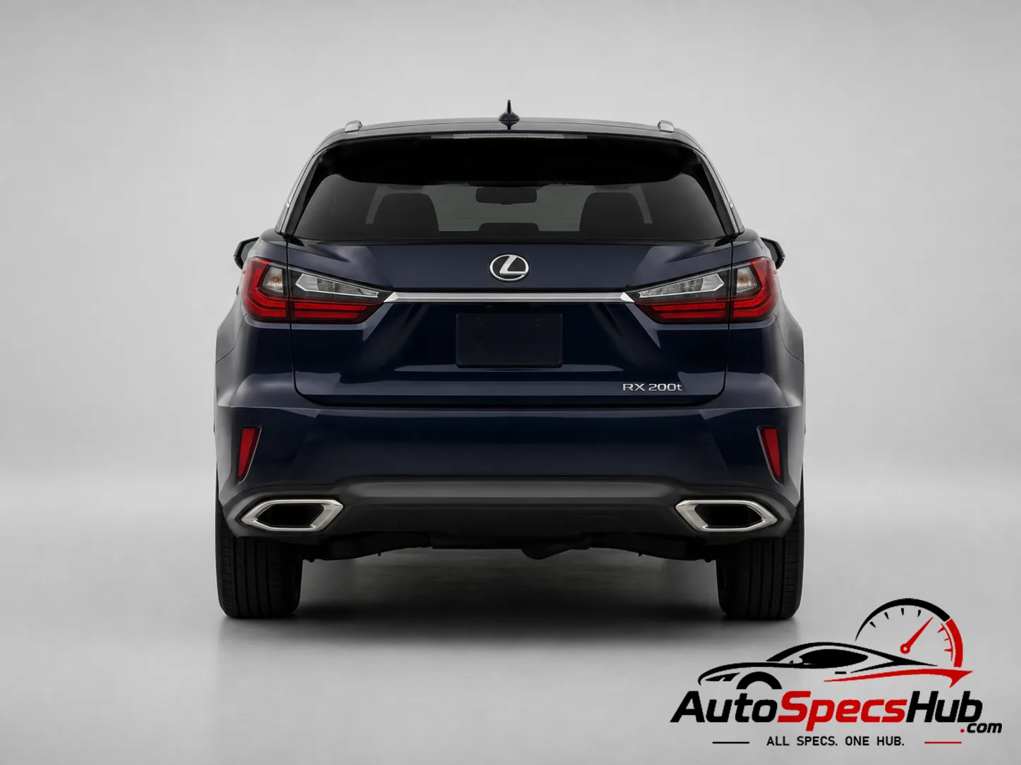 2016 Lexus RX 200t 4WD rear view