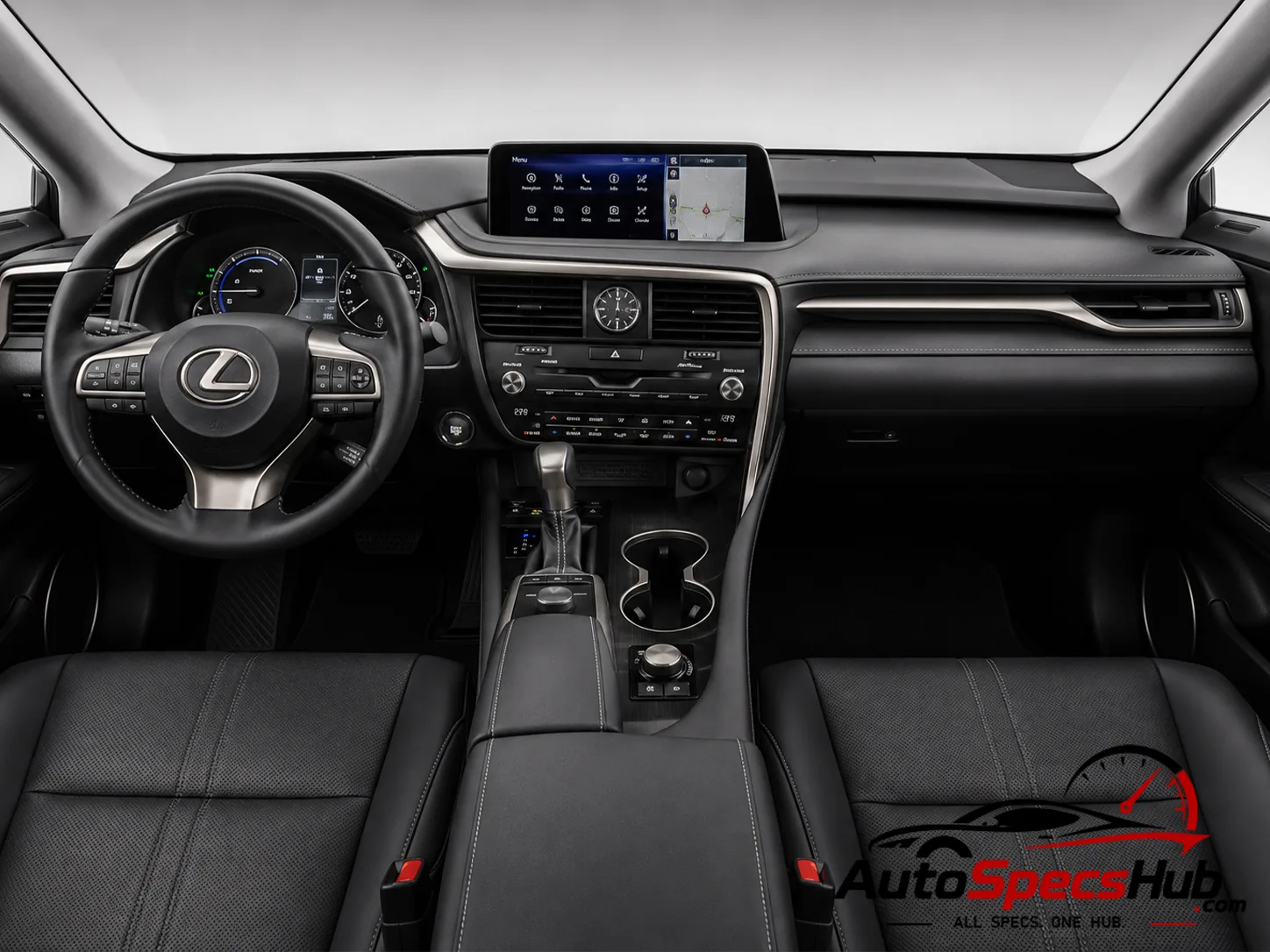 2016 Lexus RX 450h interior dashboard and front cabin