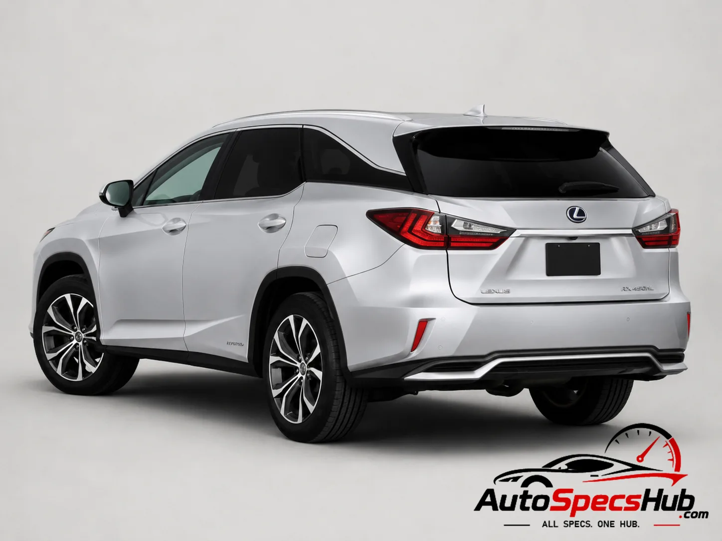 2018 Lexus RX 450h L rear three-quarter view