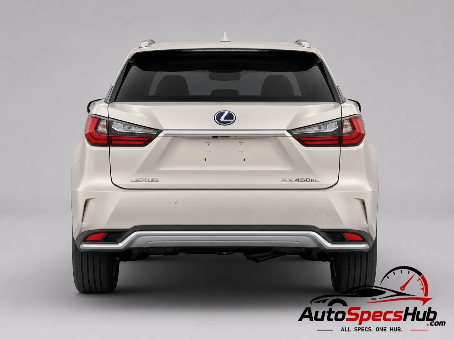 2020 Lexus RX 450h L rear view
