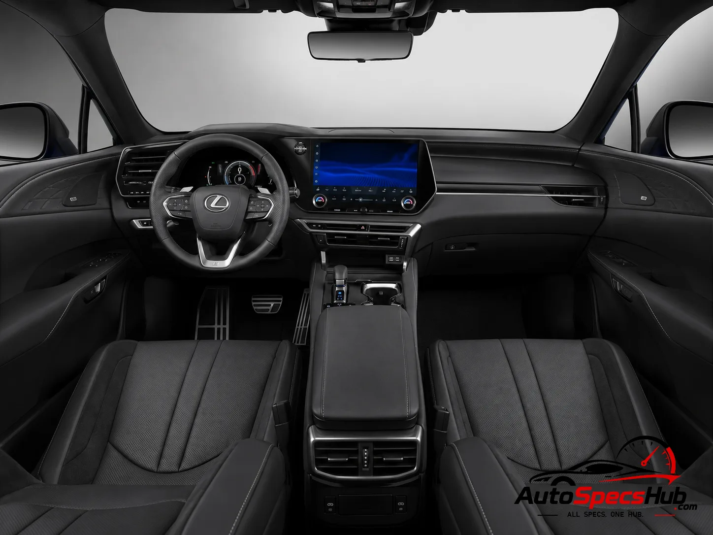2023 Lexus RX 500h interior dashboard and front cabin