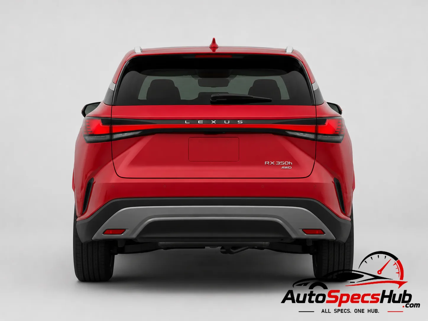 2023 Lexus RX 350h rear view