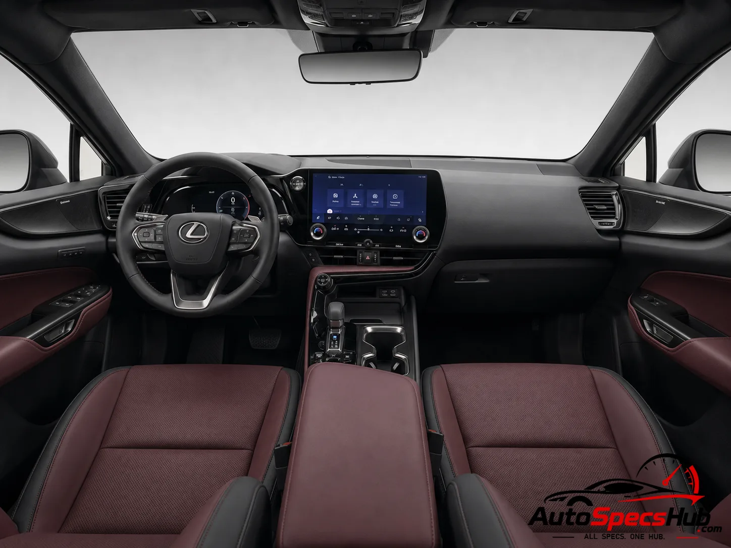 2022 Lexus NX 450h+ interior view