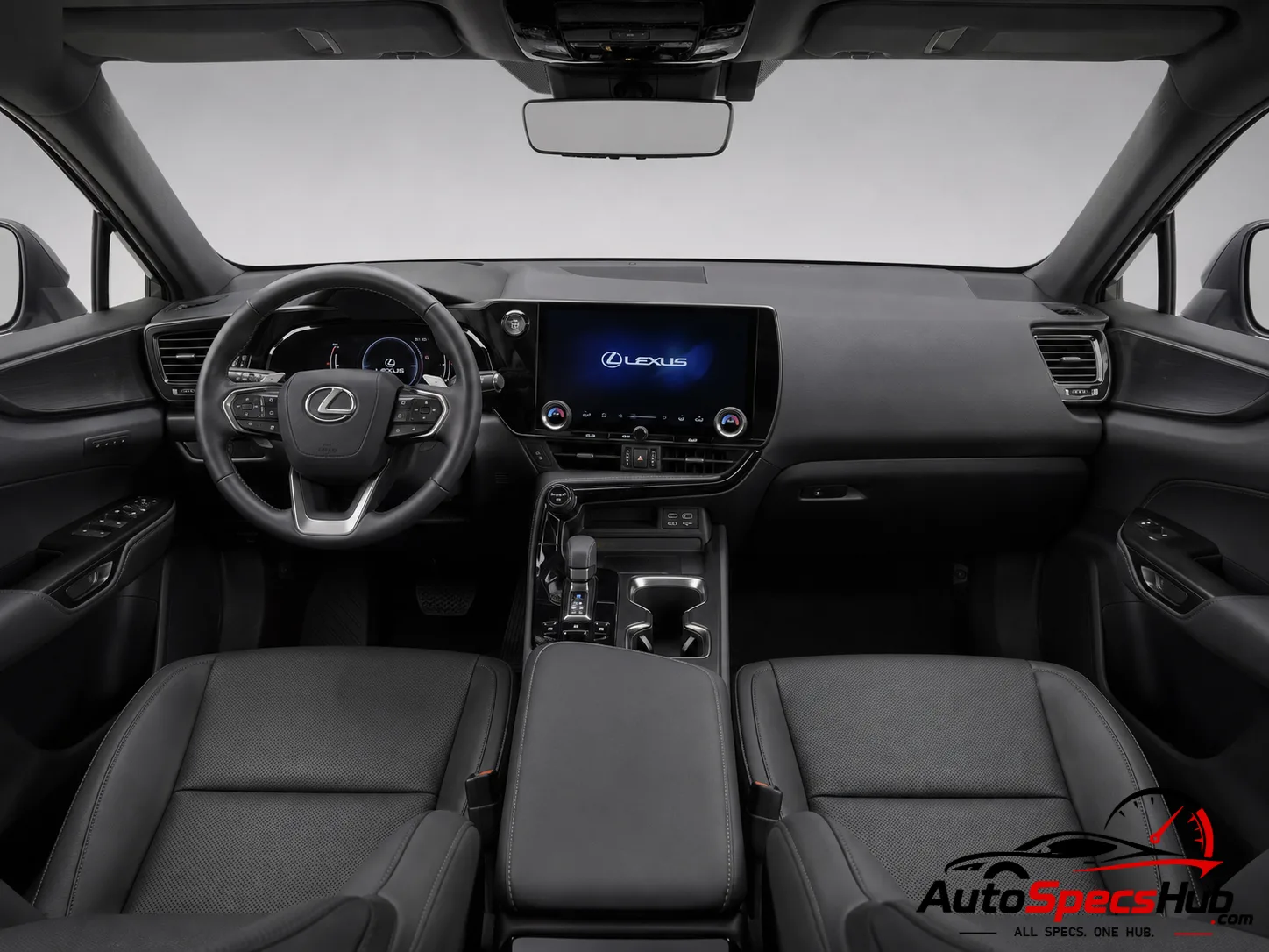 2022 Lexus NX 350h FWD interior view