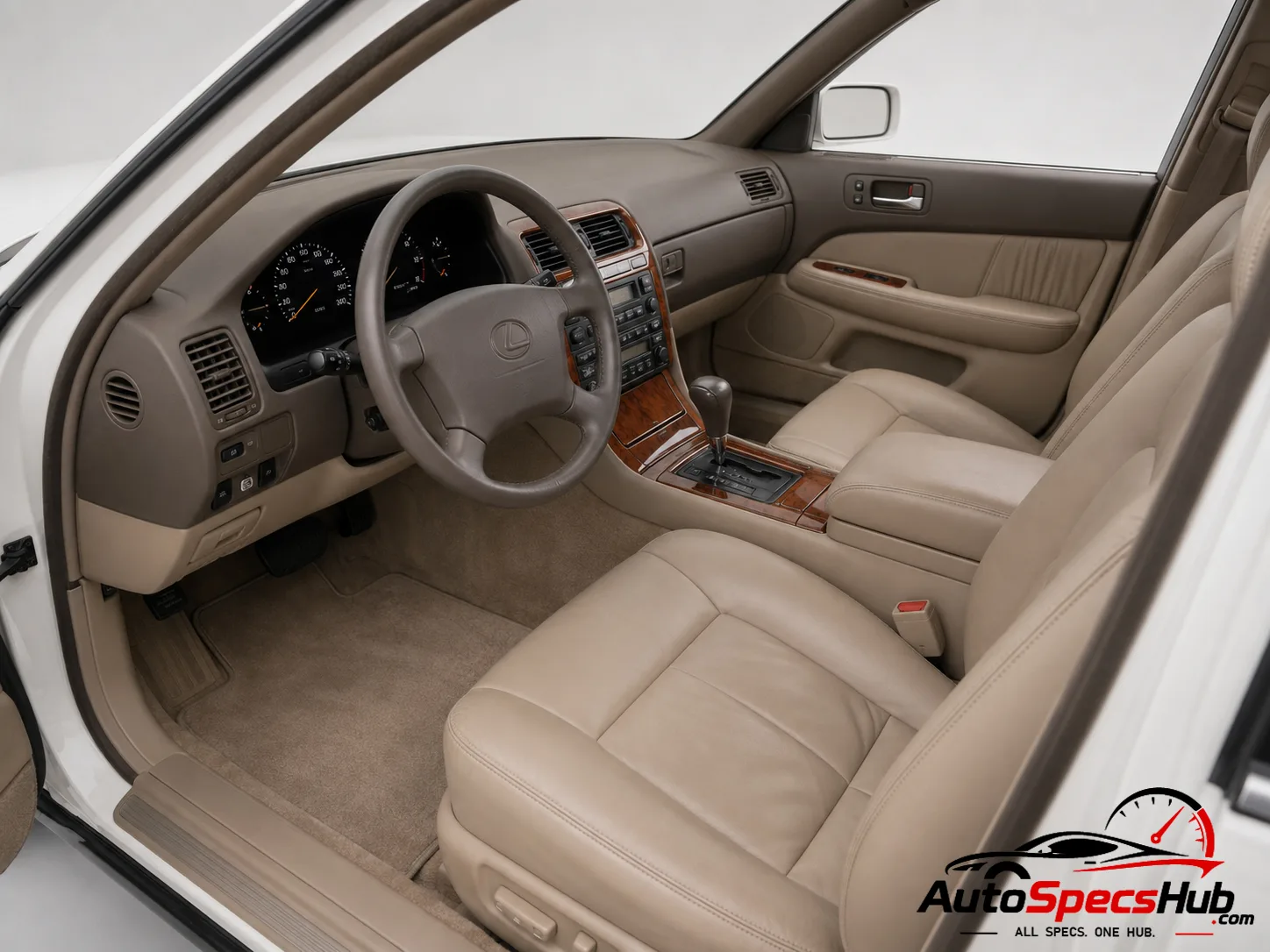 1990 Lexus LS 400 interior view